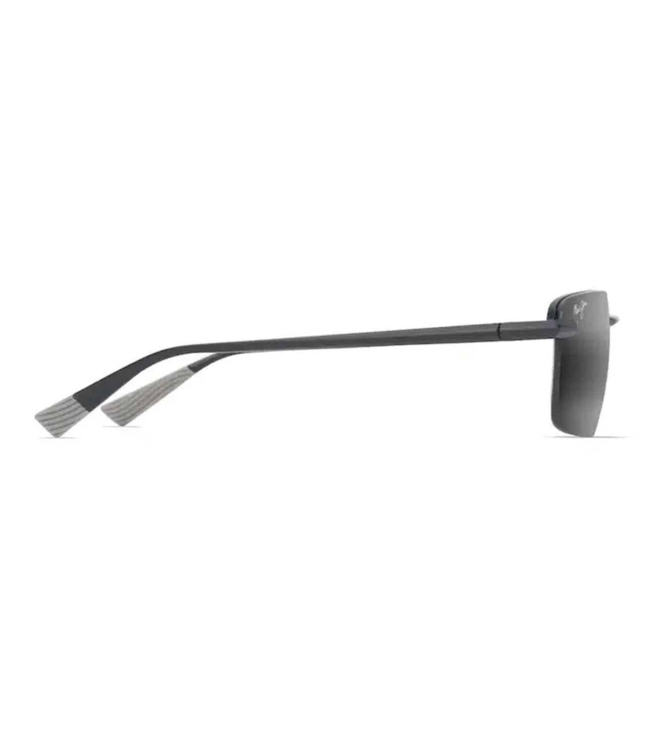 Maui Jim Unisex Grey Rectangular Sunglasses