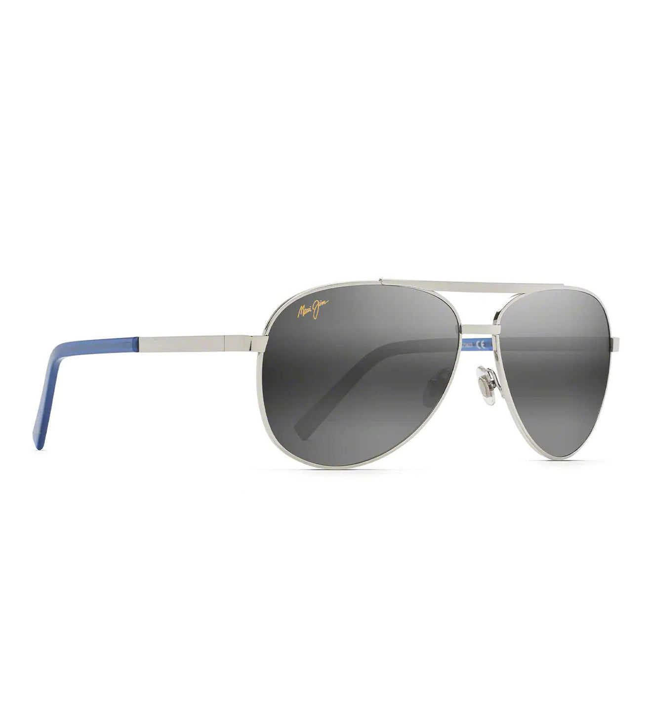Maui Jim Men's Grey Aviator Sunglasses