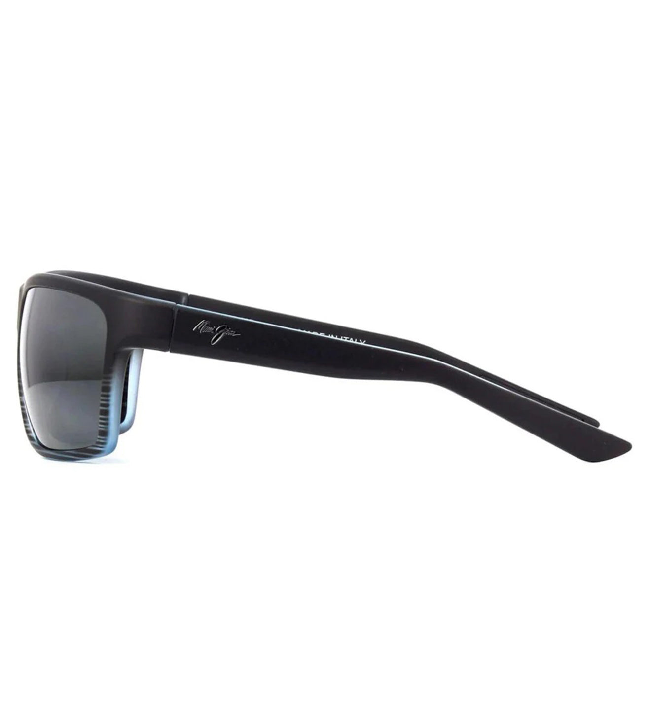 Maui Jim Men's Black Mirror Rectangular Sunglasses