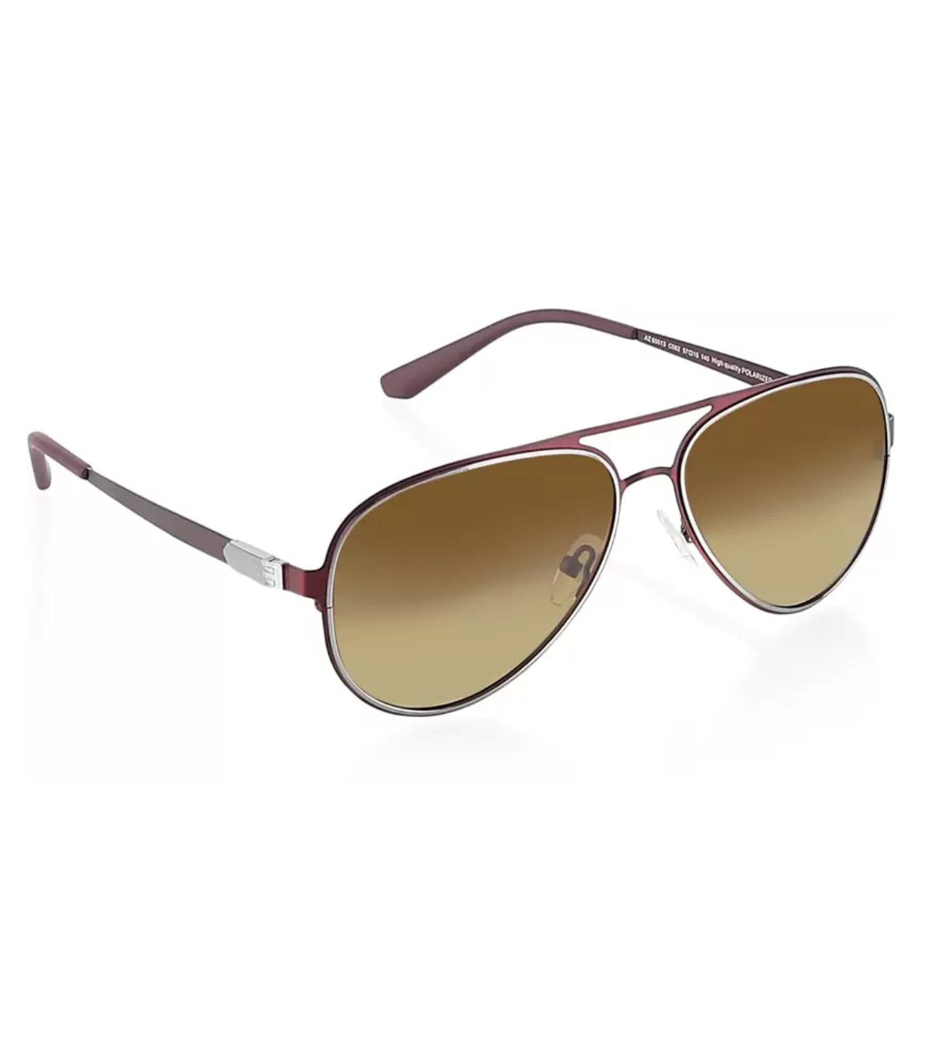 Azzaro Men's Brown Aviator Sunglasses