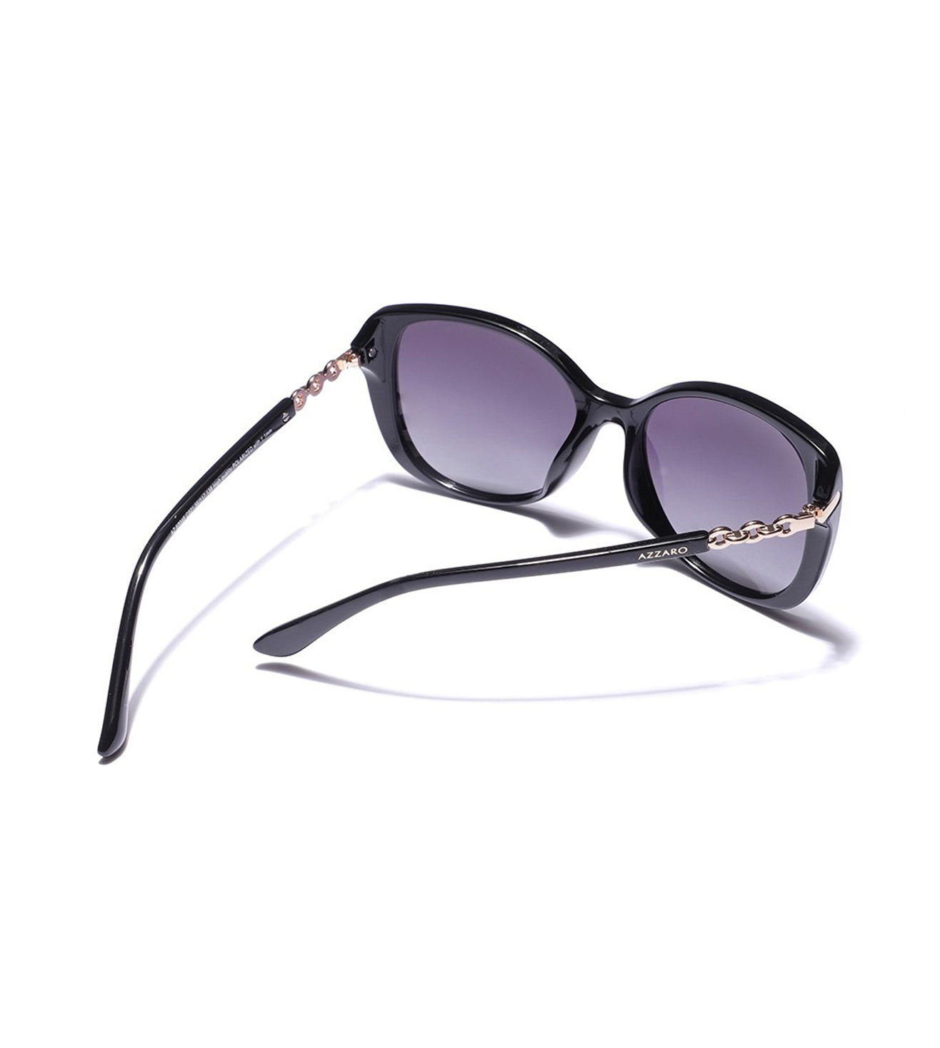 Azzaro Women's Purple Oval Sunglasses