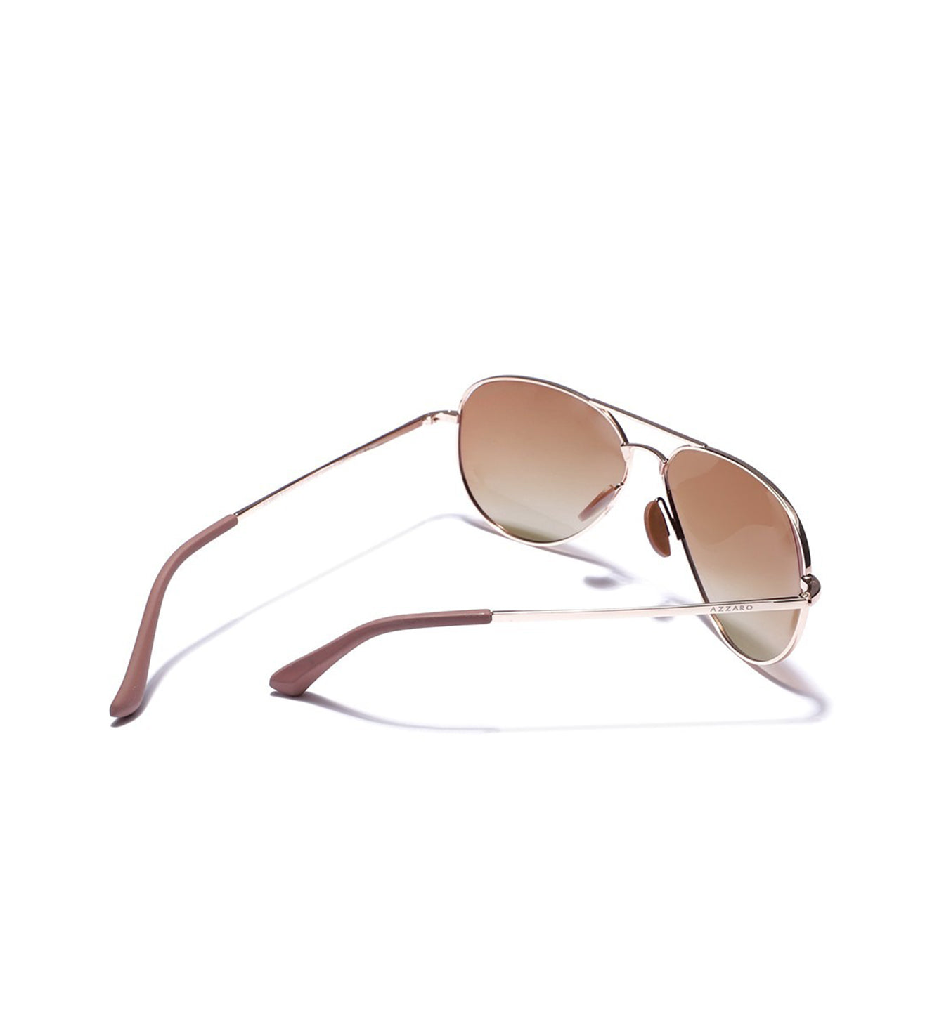 Azzaro Men's Brown Aviator Sunglasses