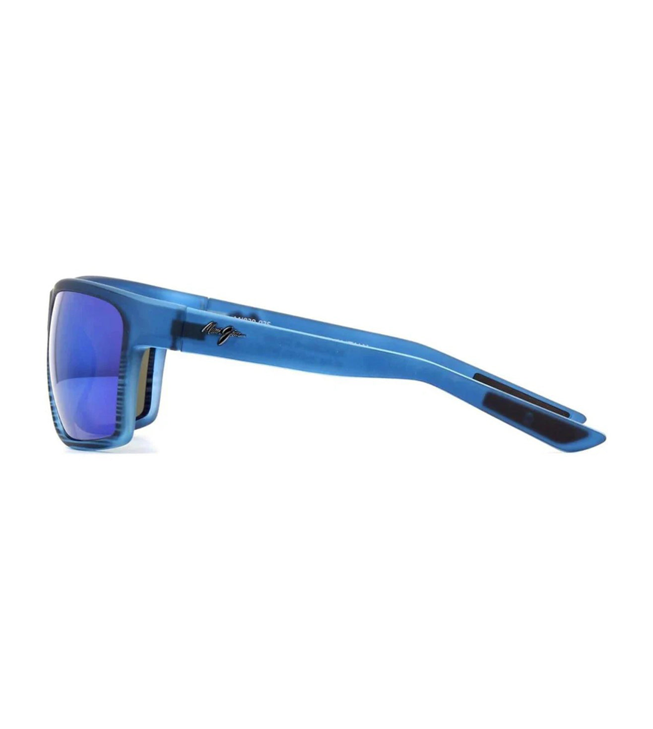 Maui Jim Men's Blue Mirror Rectangular Sunglasses