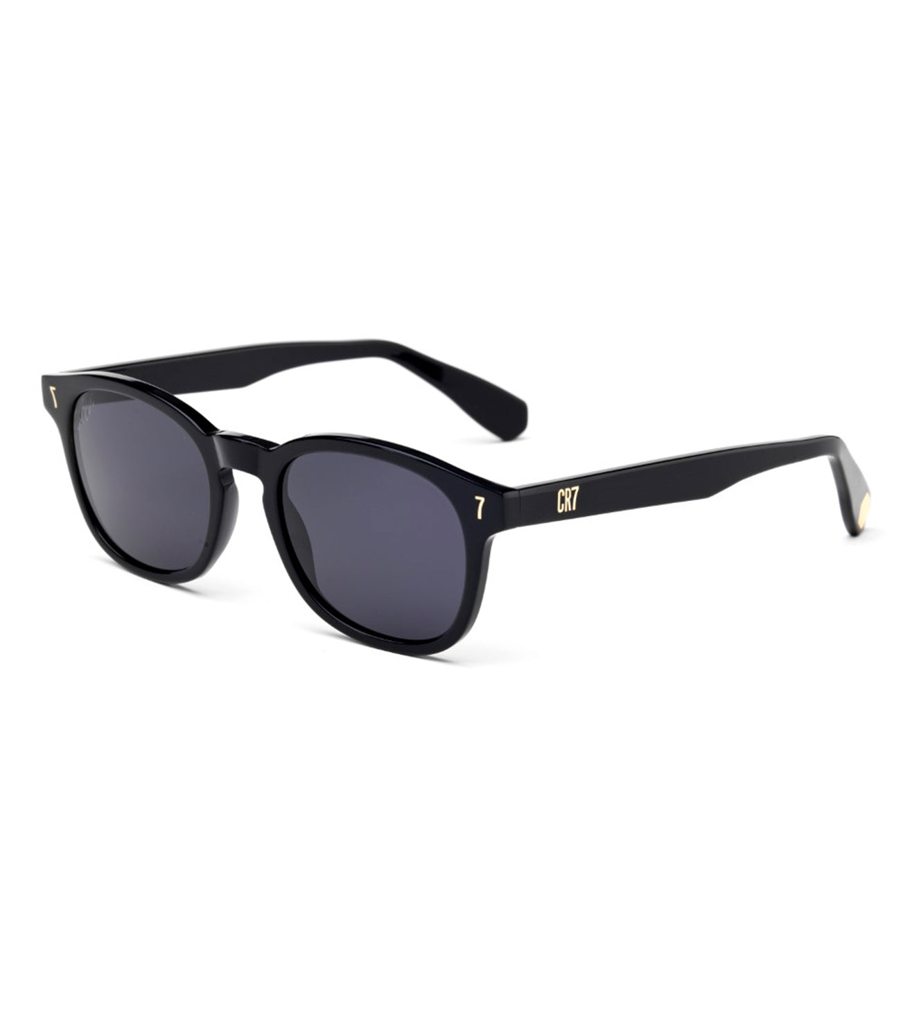 CR7 Men's Dark Grey Oval Sunglasses