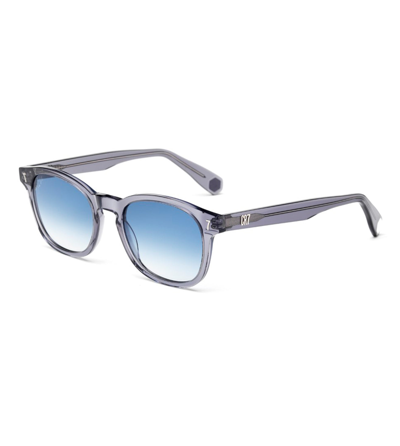 CR7 Men's Blue Shaded Wayfarer Sunglasses