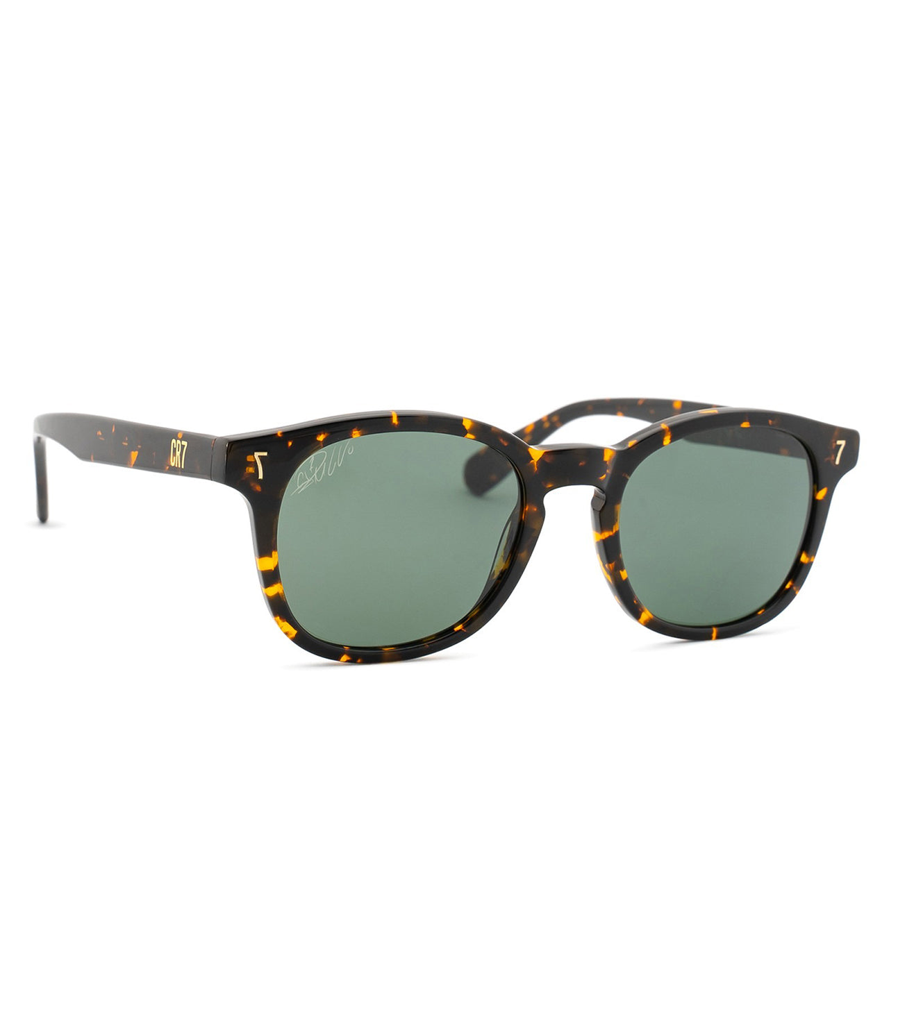 CR7 Unisex Green Square Sunglasses