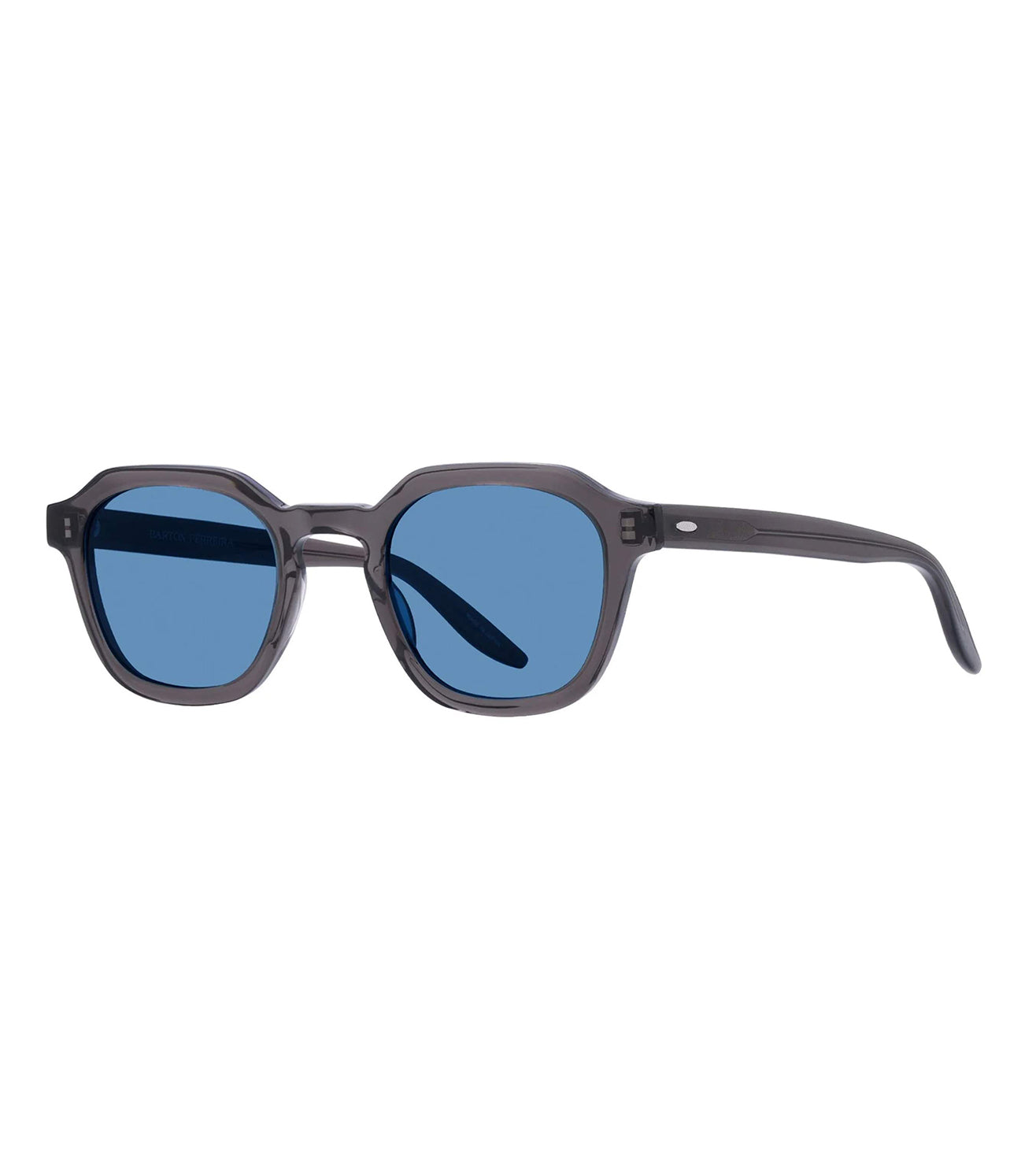 Barton Perreira Men's Blue Oval Sunglasses