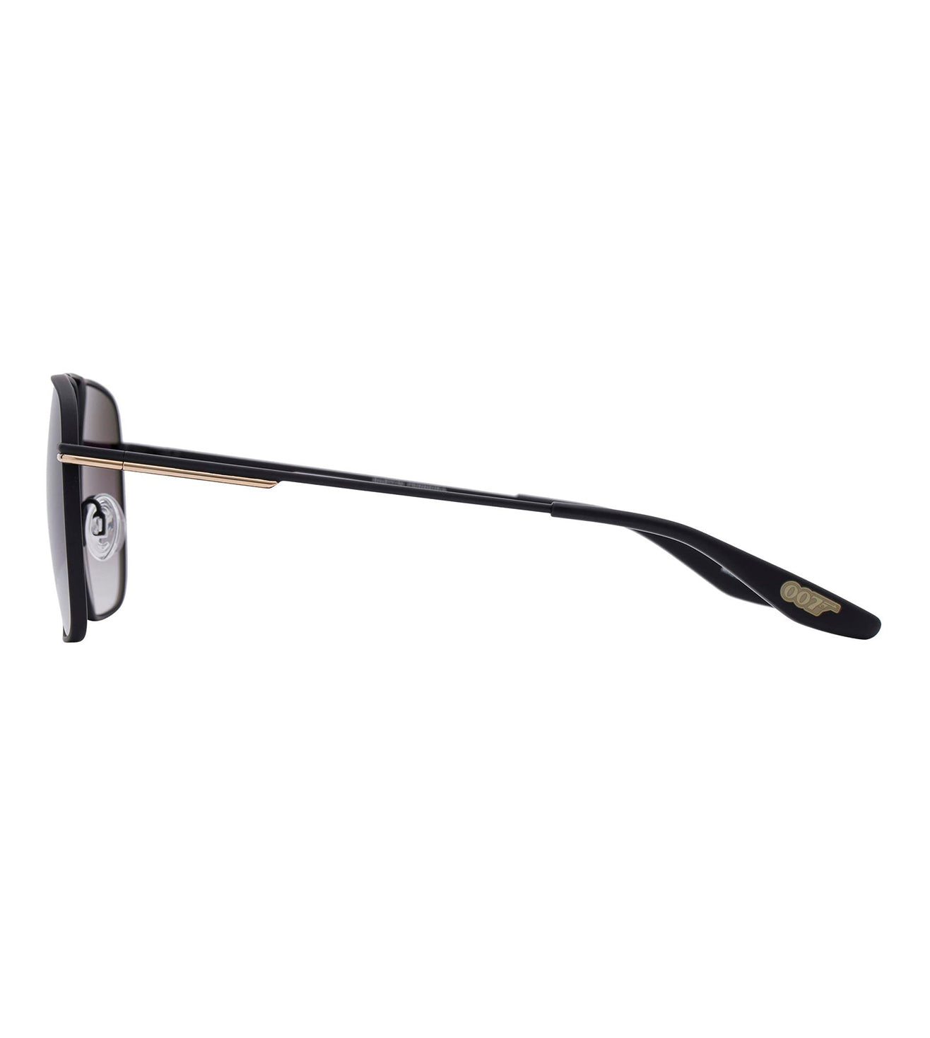 Barton Perreira Men's Dark Grey Aviator Sunglasses