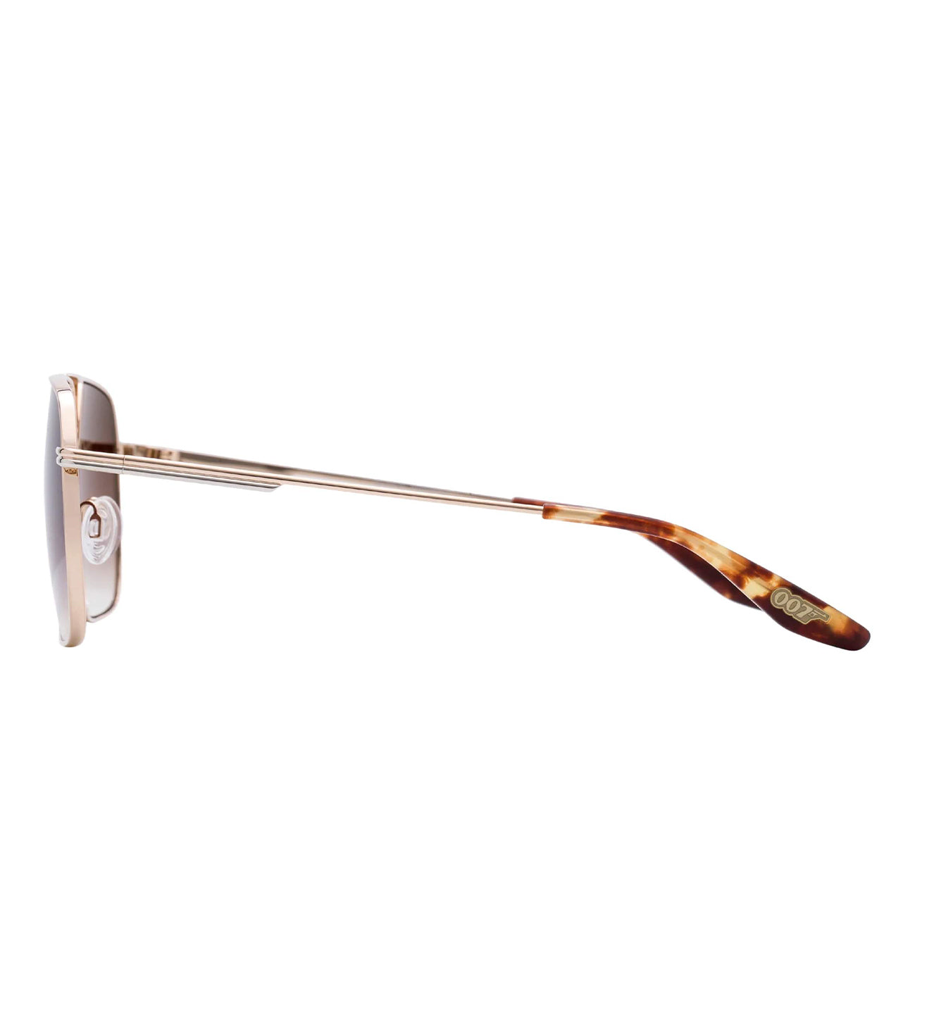 Barton Perreira Men's Brown Aviator Sunglasses
