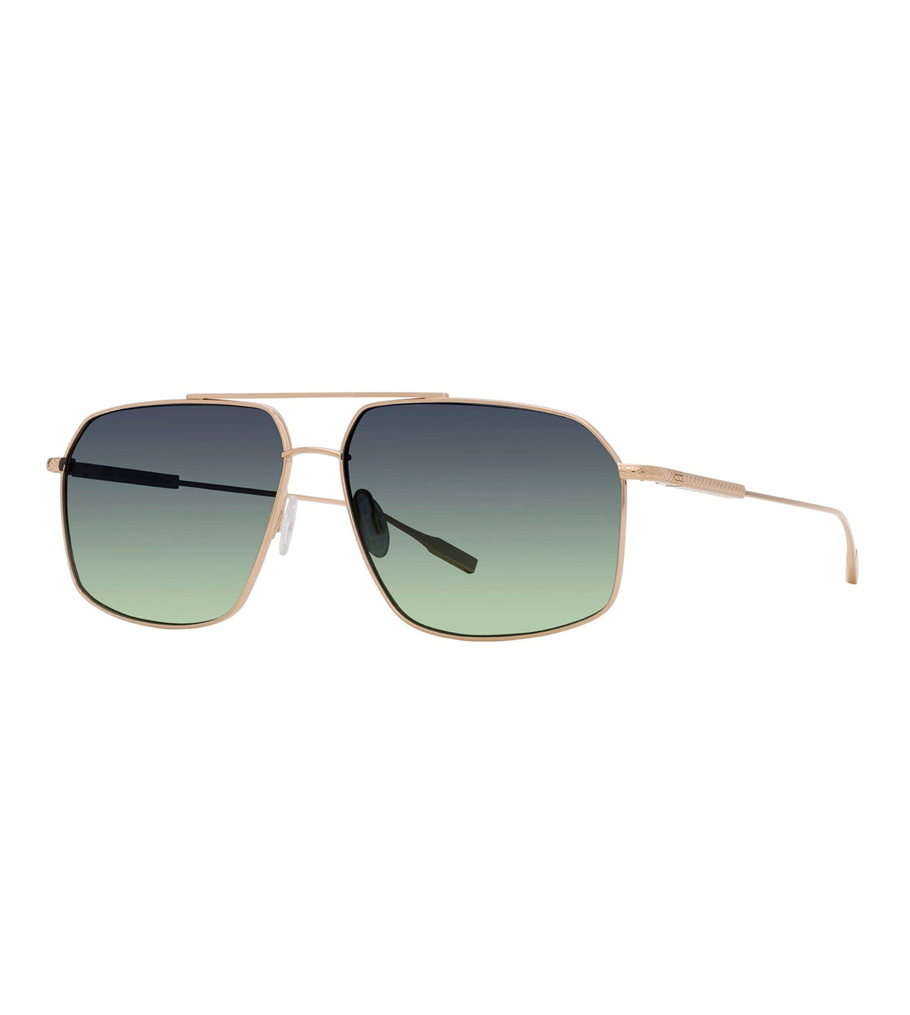 Barton Perreira Men's Green Gradient Aviator Sunglasses