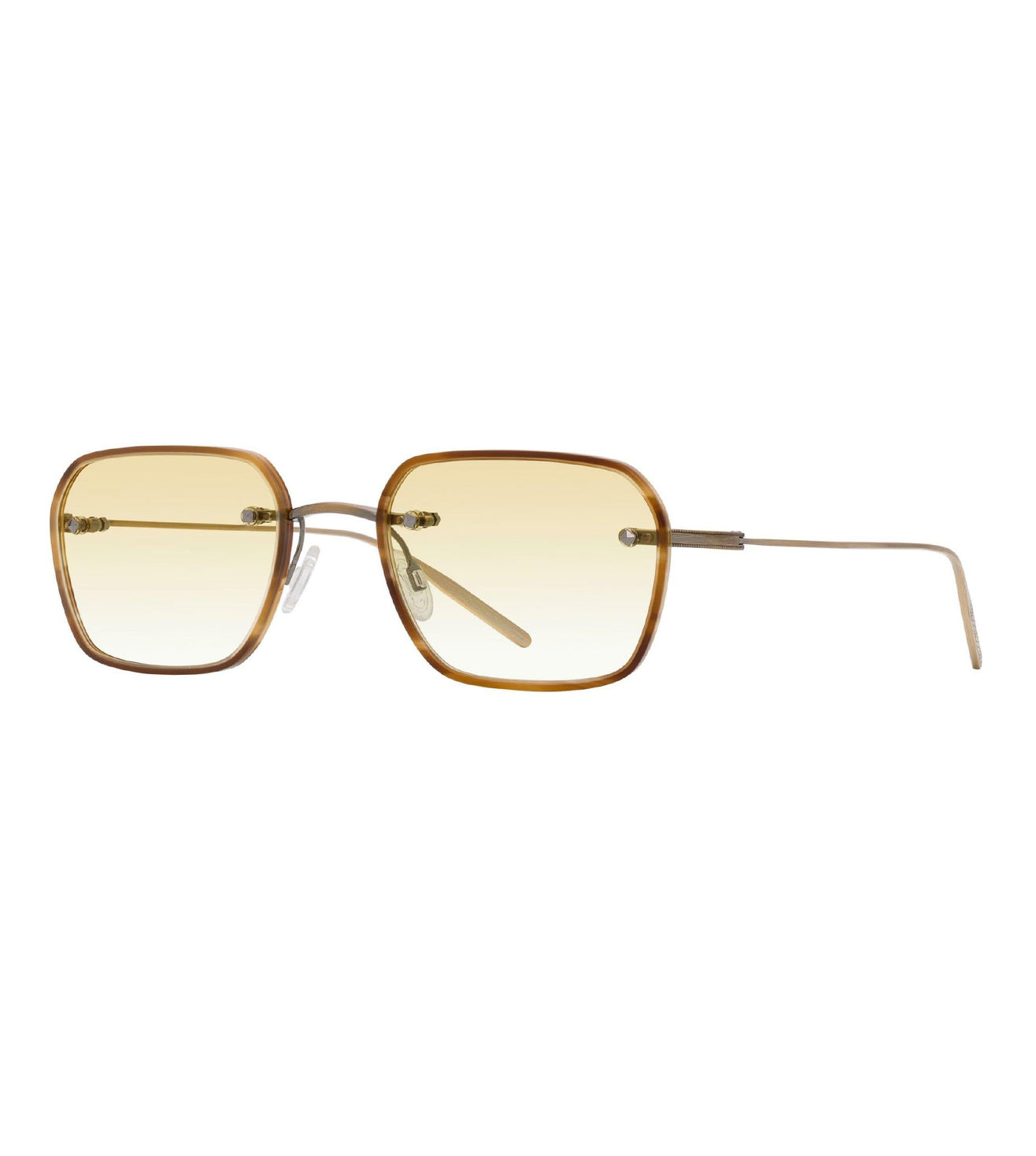 Barton Perreira Men's Monotone Rectangular Sunglasses