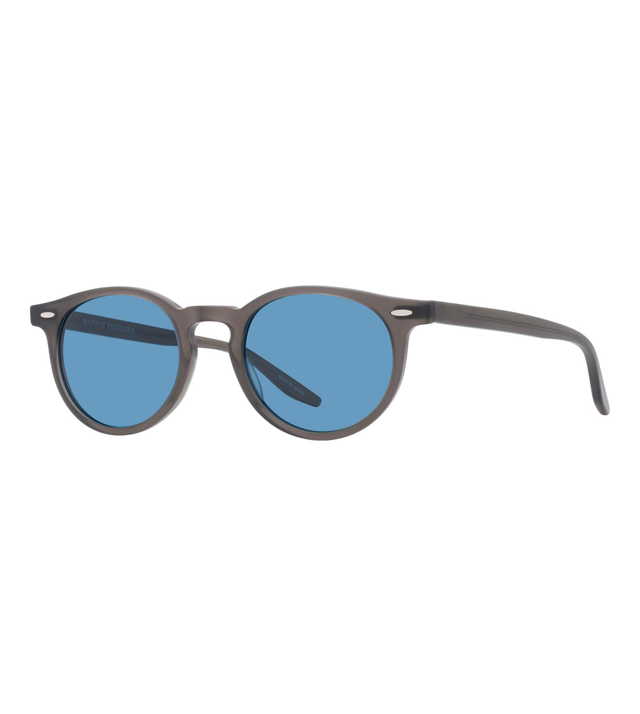 Barton Perreira Unisex Blue Round Sunglasses