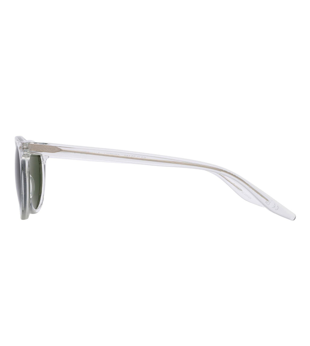 Barton Perreira Unisex Green Smoke Round Sunglasses