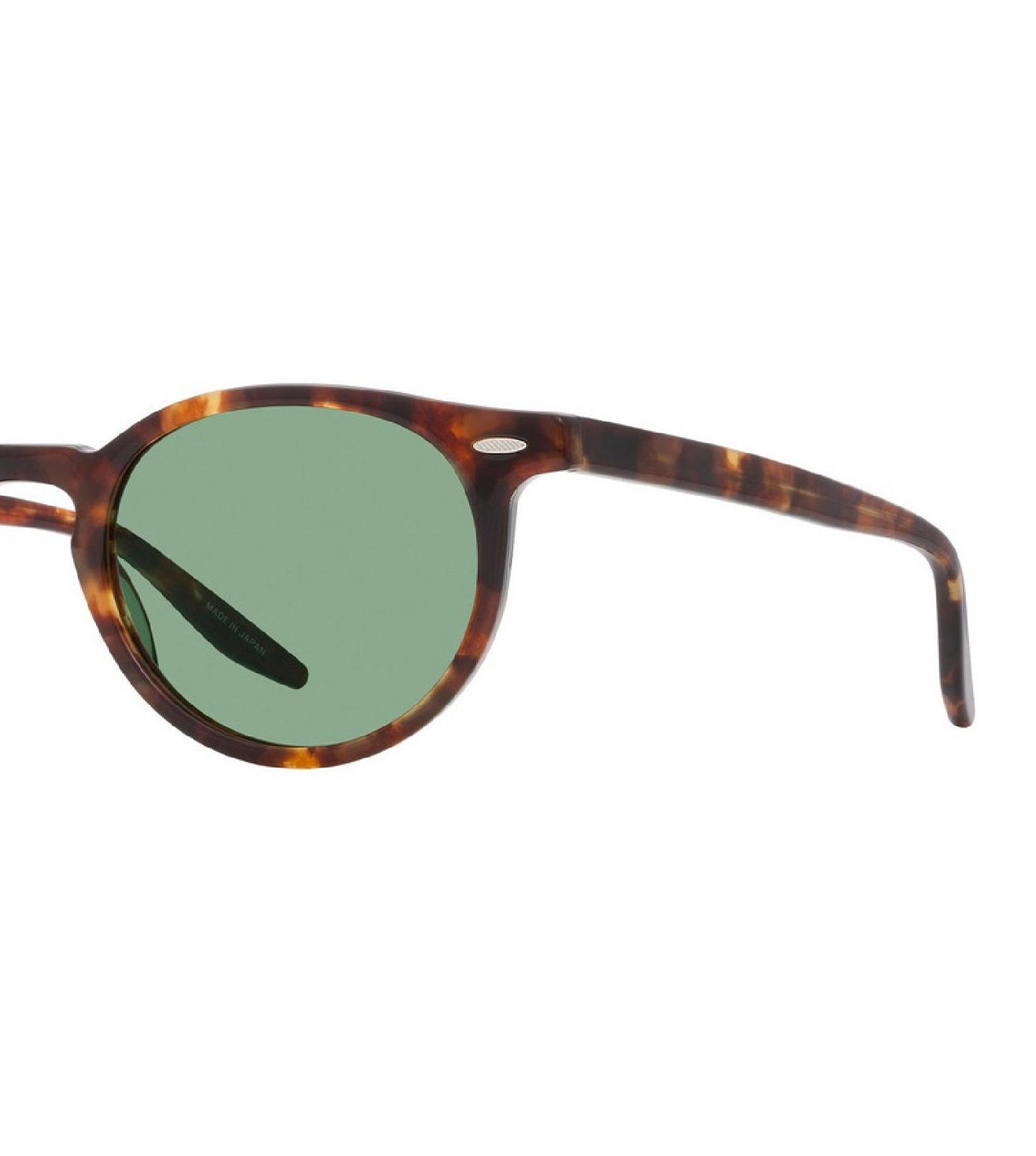 Barton Perreira Men's Green Round Sunglasses