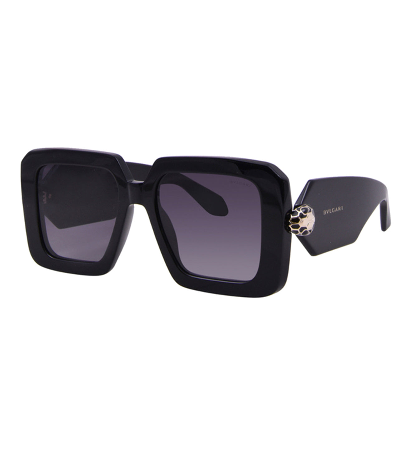 Bvlgari Women's Gradient Smoke Square Sunglasses