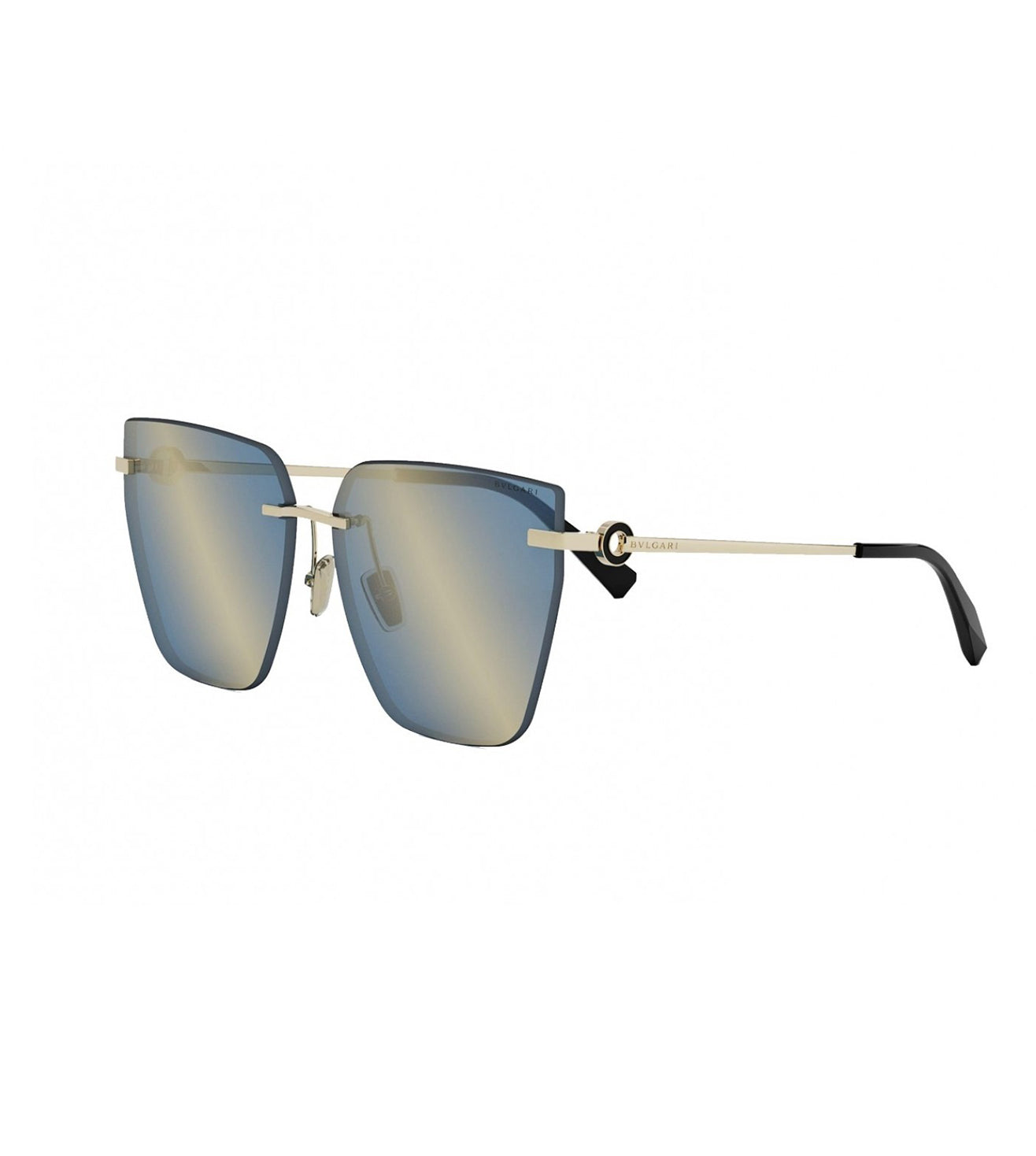 Bvlgari Women's Blue Square Sunglasses