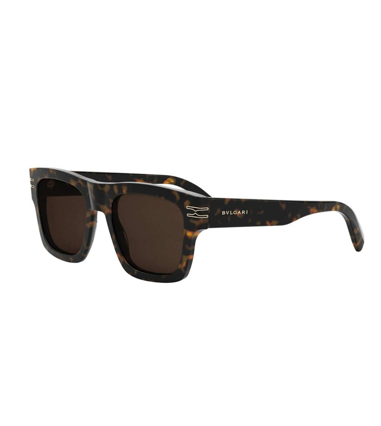 Bvlgari Men's Brown Square Sunglasses