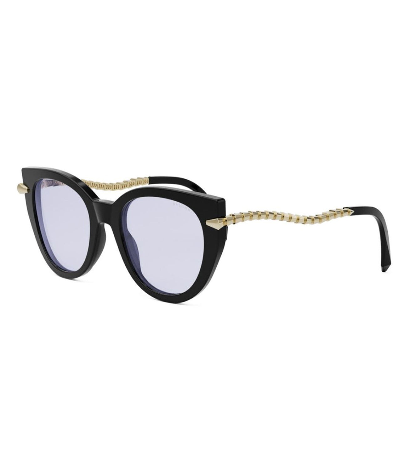 Bvlgari Women's Black Cat-Eye Optical Frame