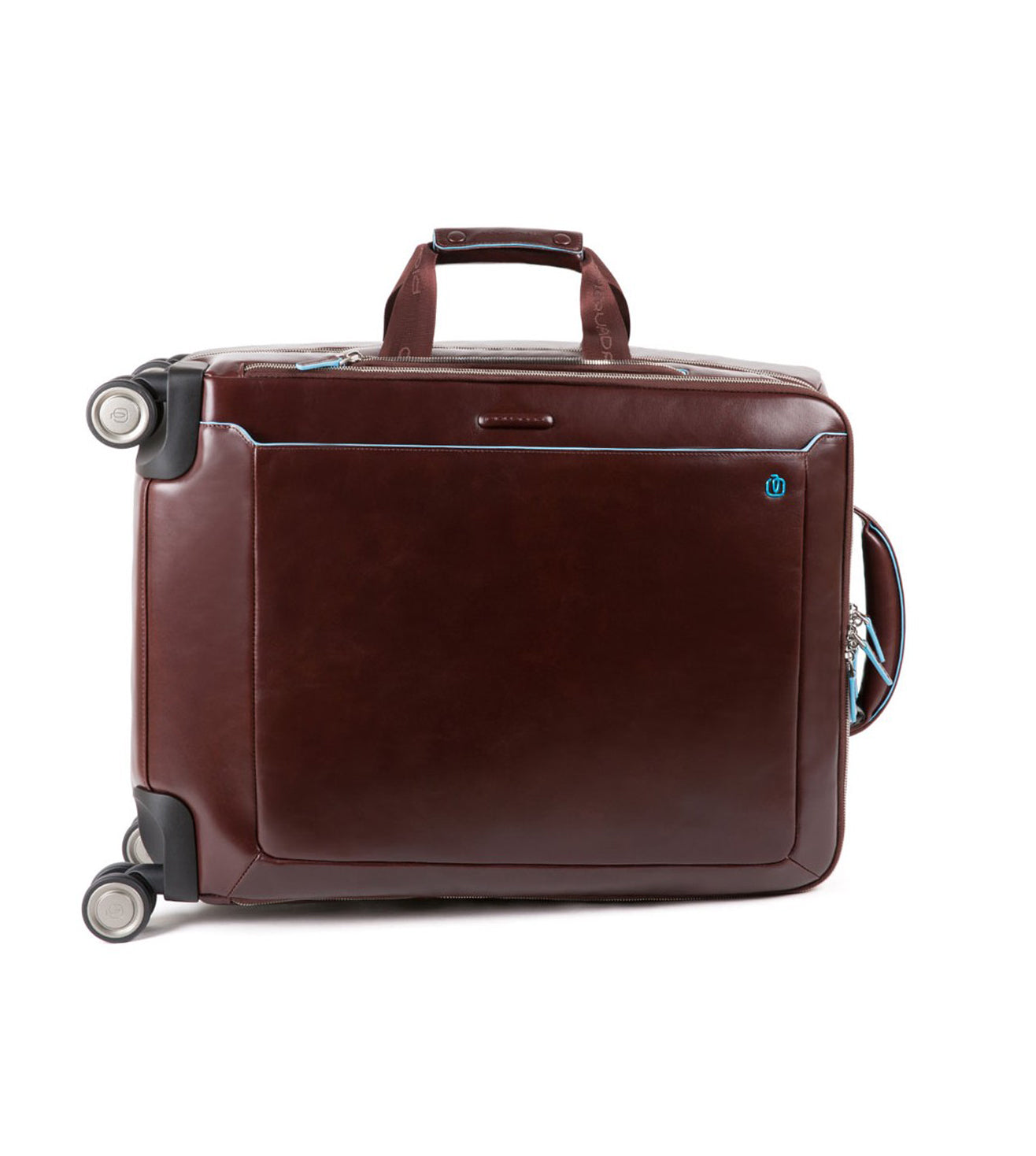 Piquadro Blue Square Unisex Mahogany Cabin Trolley