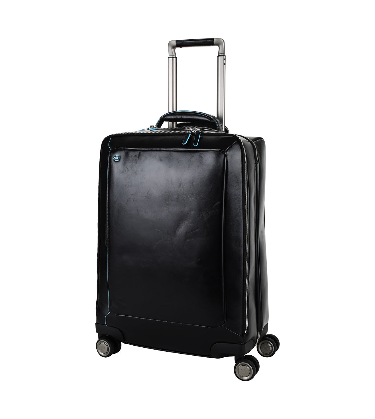 Piquadro Blue Square Unisex Black Cabin Trolley