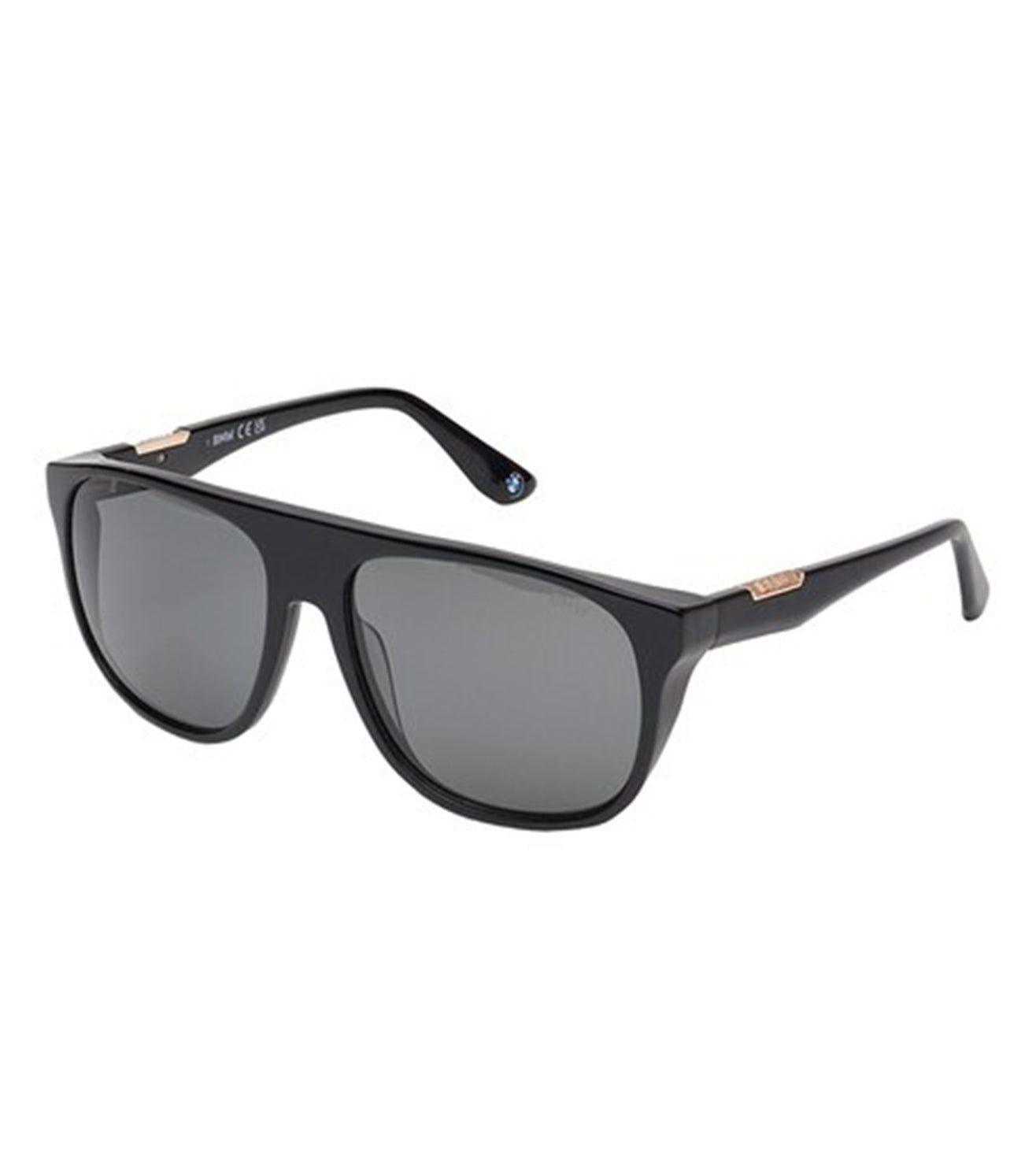 BMW Men Smoke Grey Square Sunglasses