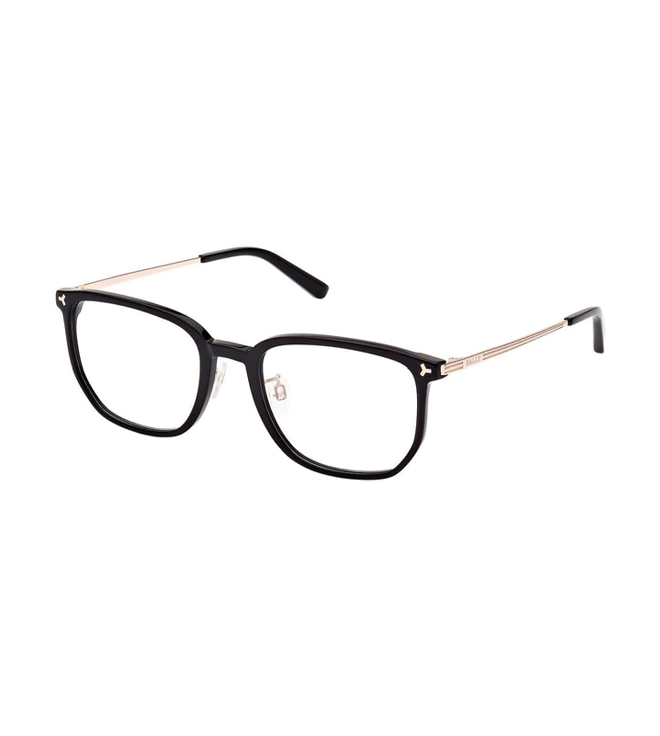 Bally Unisex Shiny Black Square Optical Frame