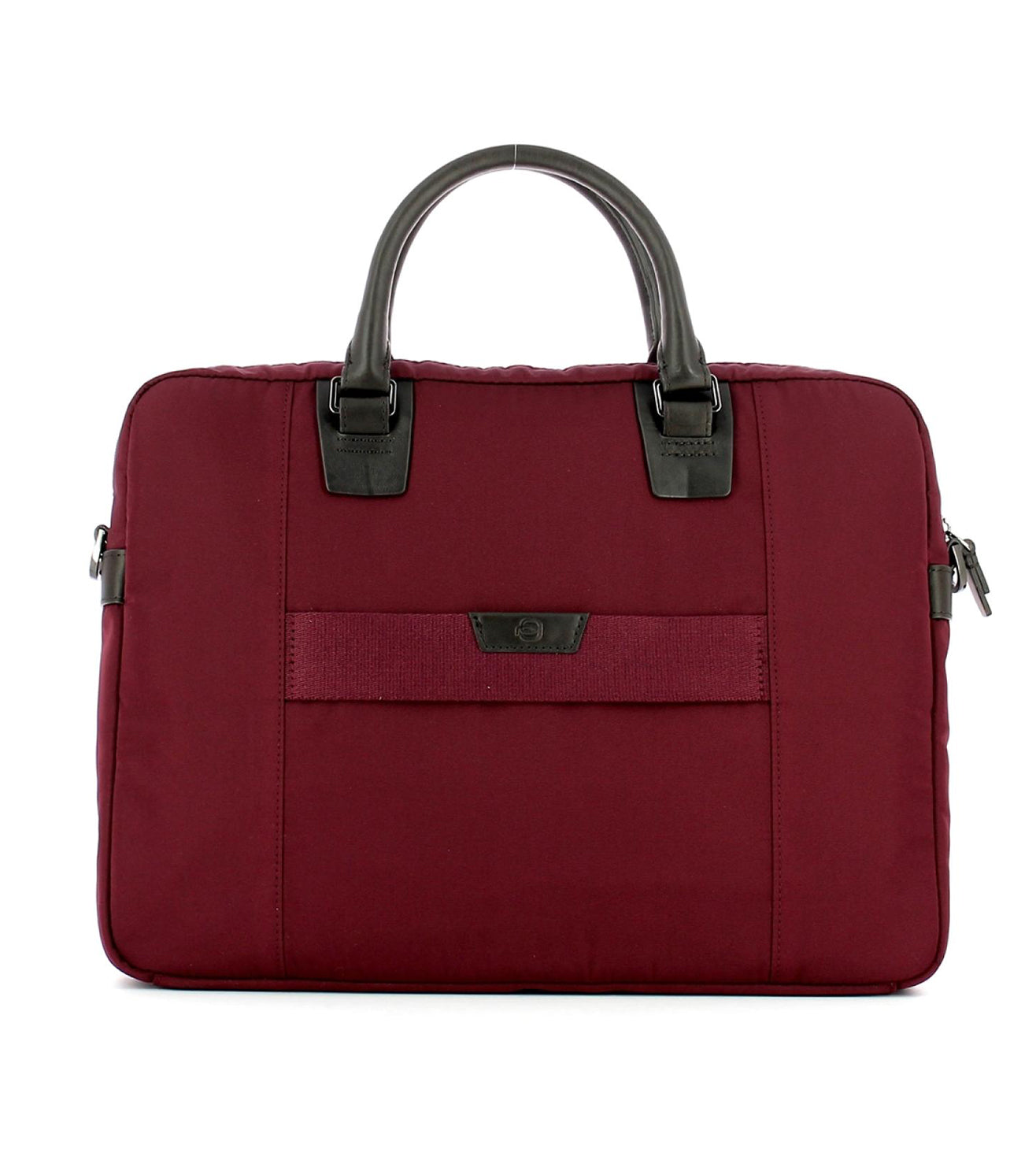 Piquadro Hexagon Unisex Burgundy Laptop Briefcase