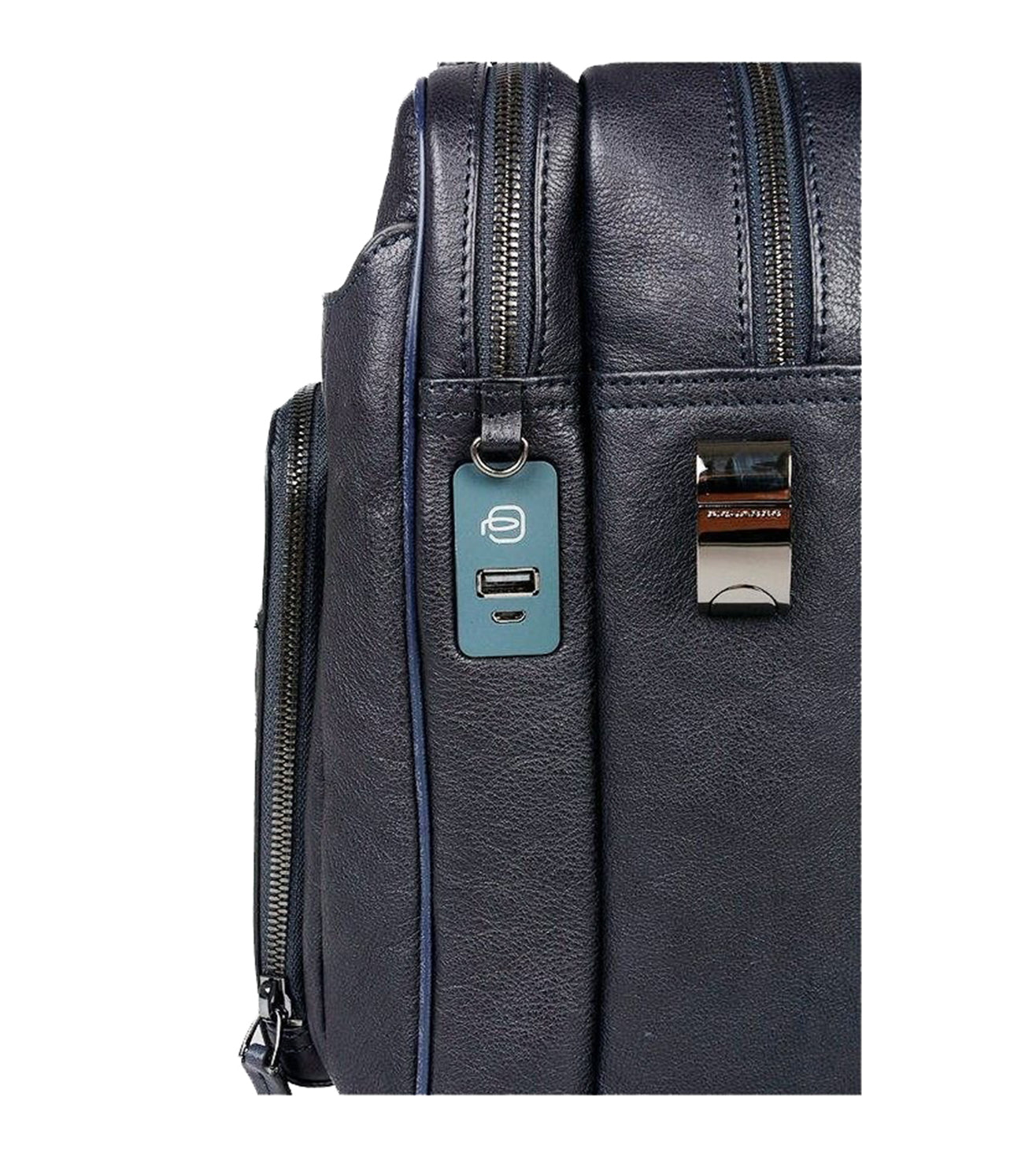 Piquadro Bagmotic Men's Blue Laptop Briefcase