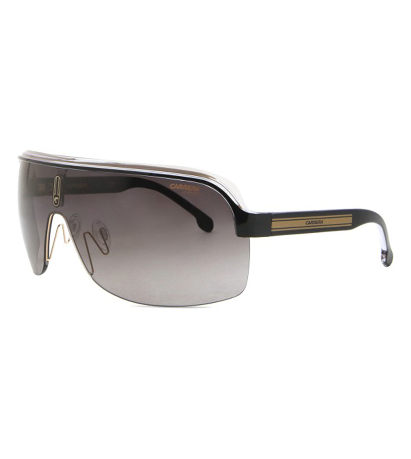 Carrera Top Car Men's Brown Gradient Wraparound Sunglass