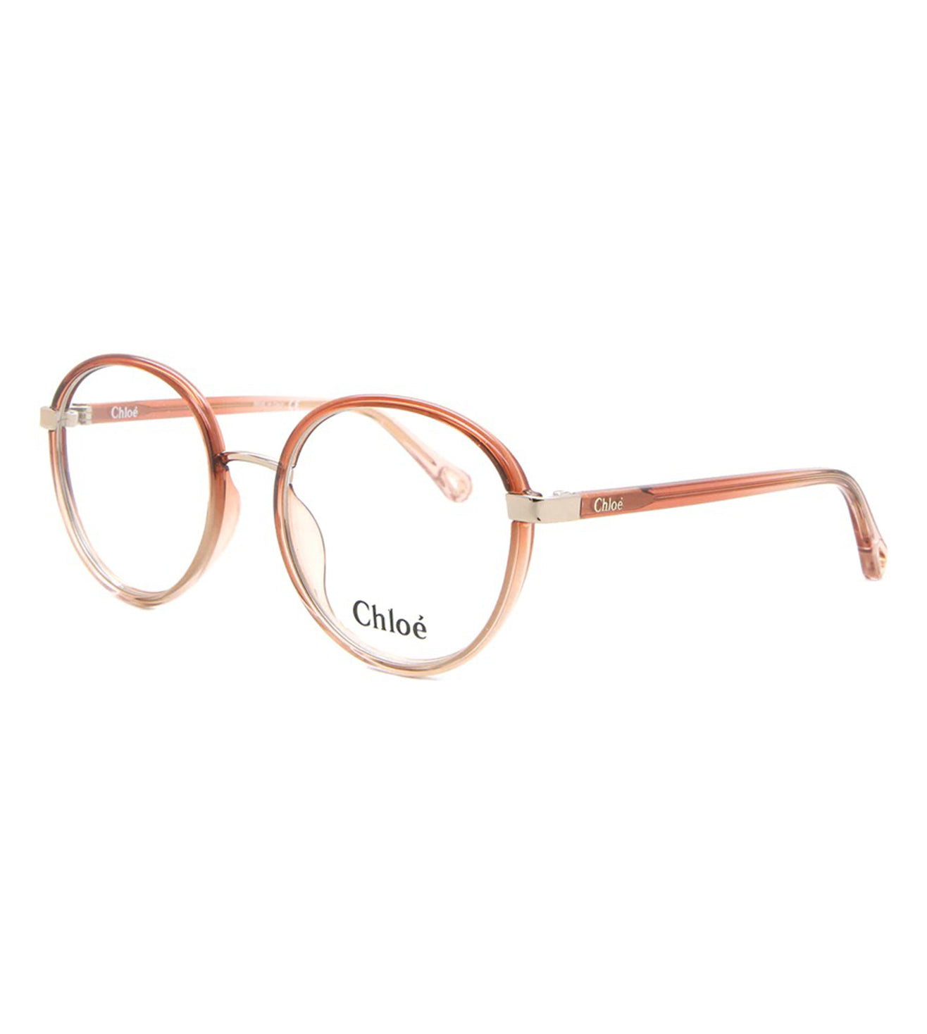 メガネ CHLOE Woman Optical frames Orange Chloe Women's Orange Round Optical Frame