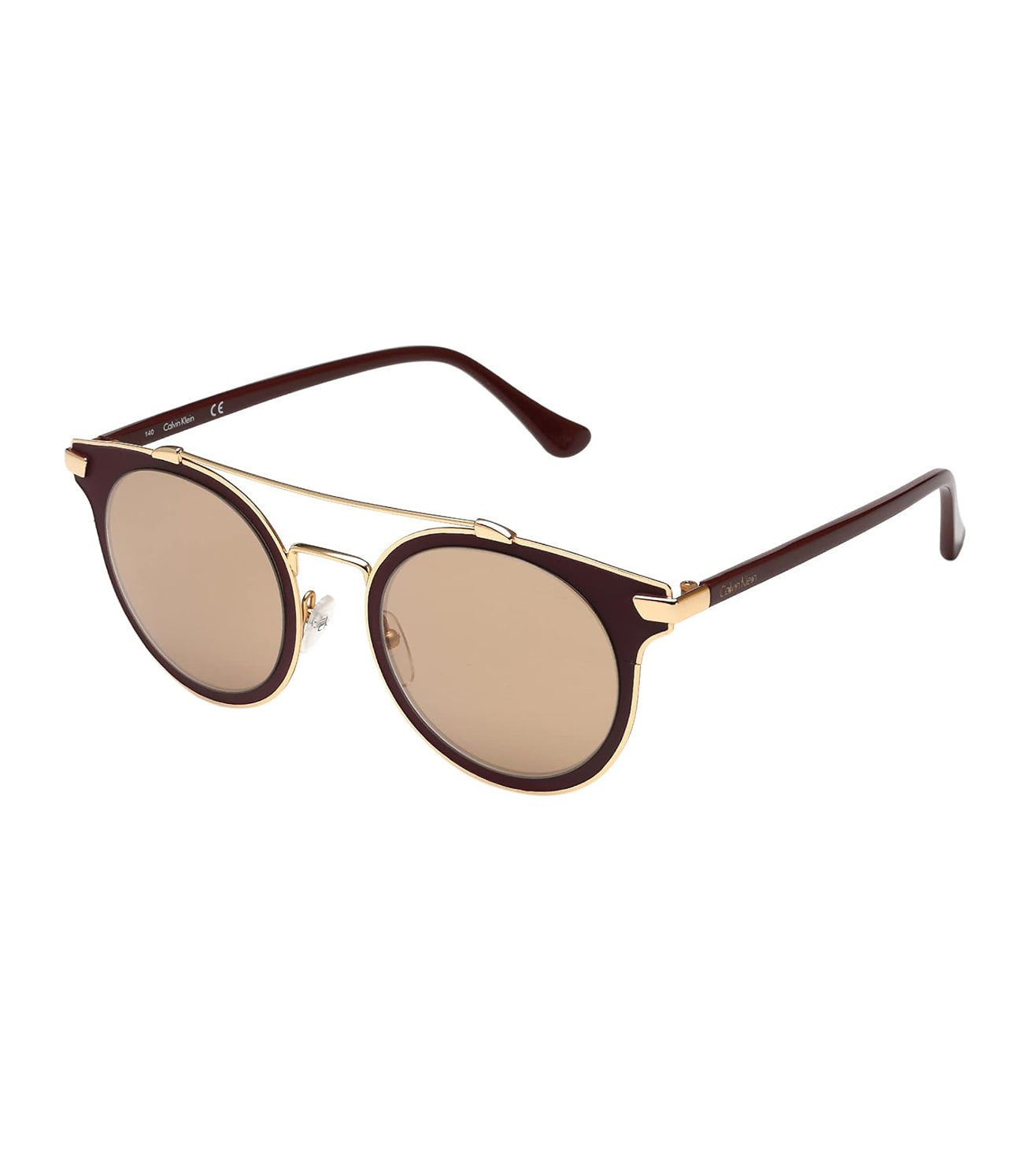 Calvin Klein Women's Brown Round Sunglasses