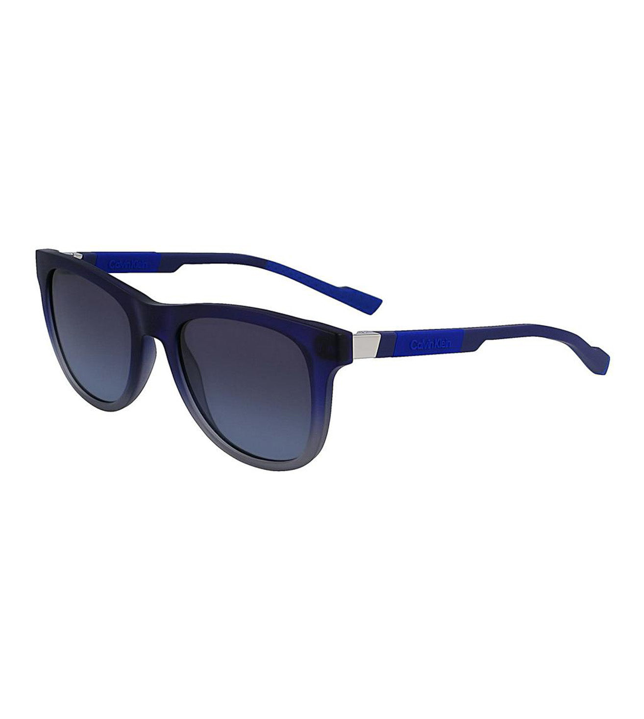 Calvin Klein Men Blue & Grey Square Sunglasses