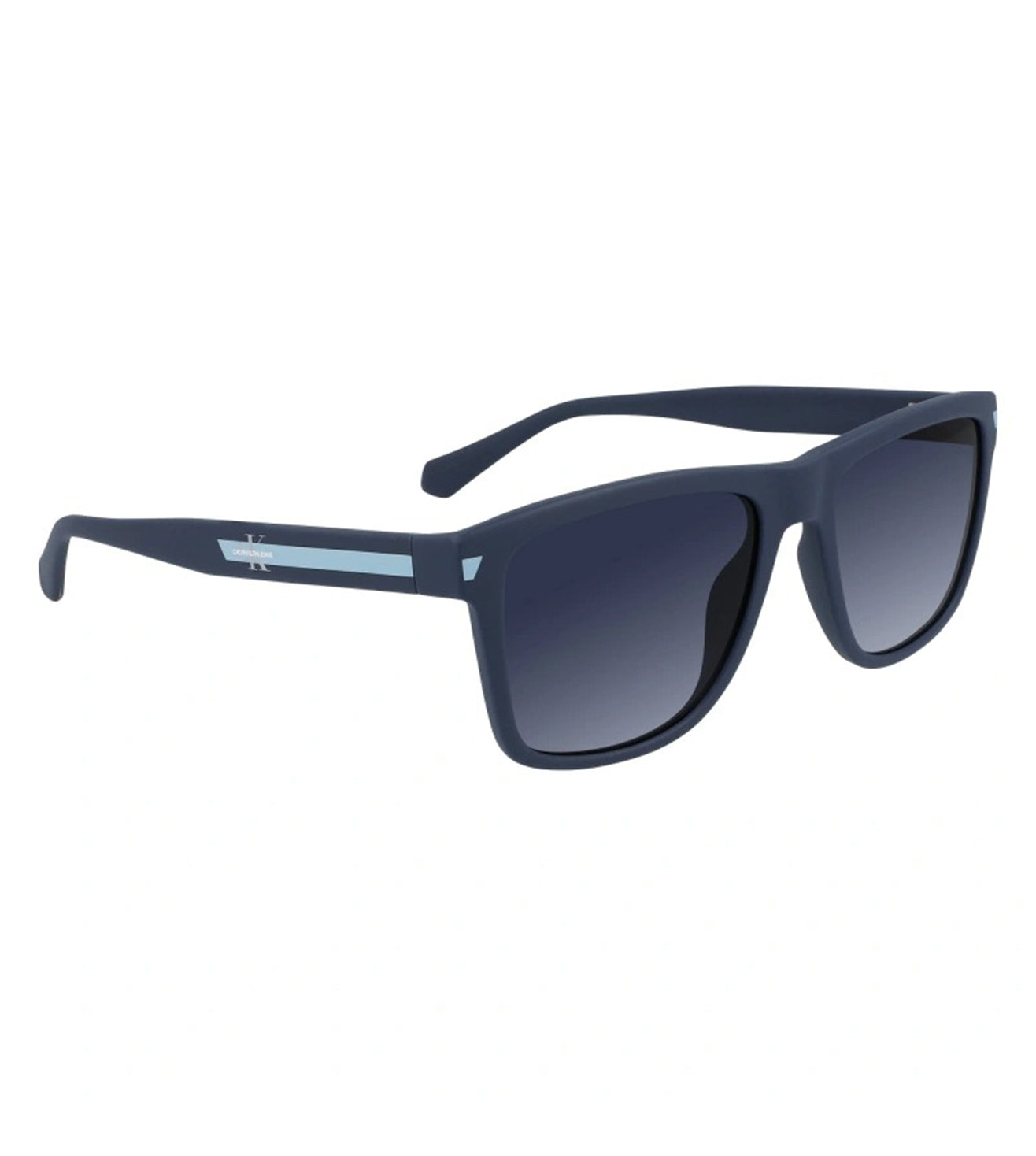 Calvin Klein Men's Gradient Blue Rectangular Sunglasses