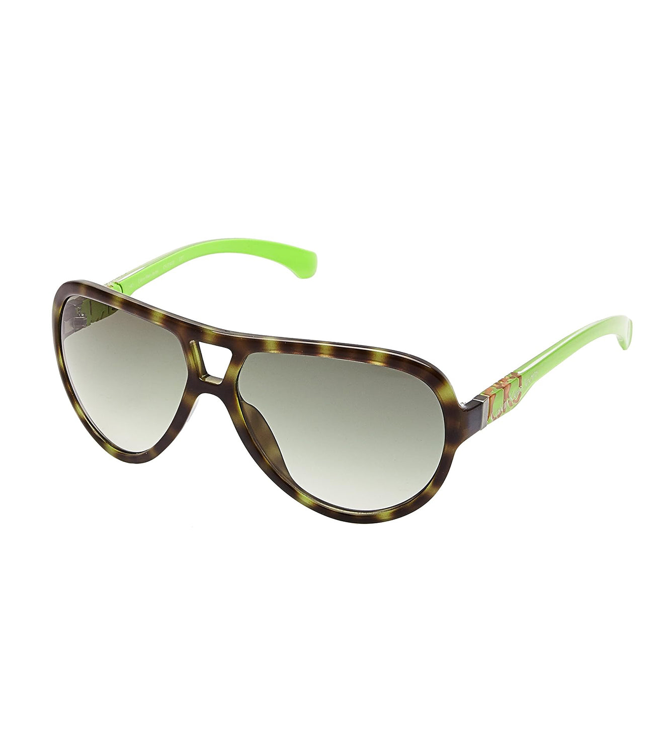 Calvin Klein Unisex Green Aviator Sunglasses
