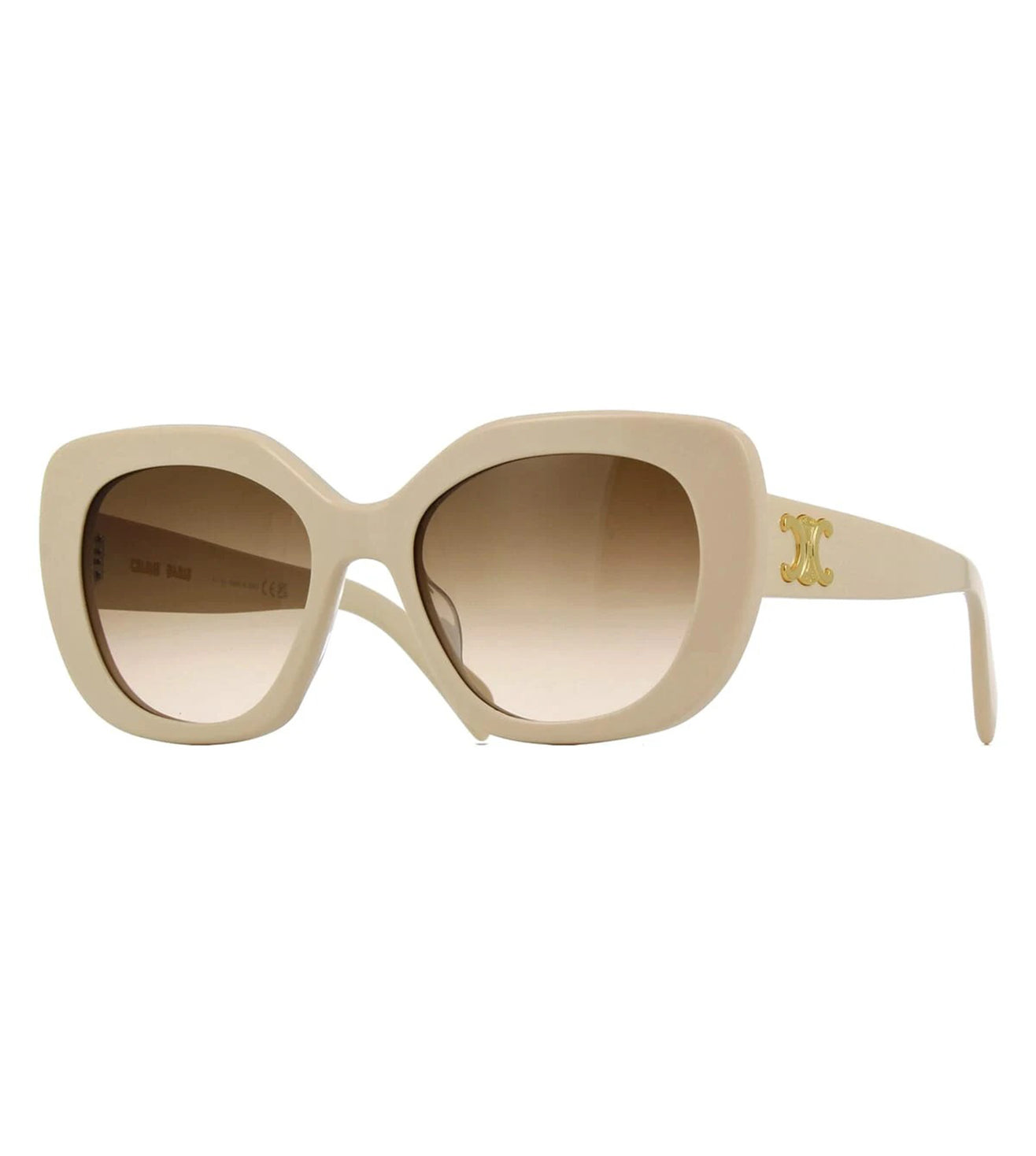 Celine Women brown gradient butterfly Sunglasses