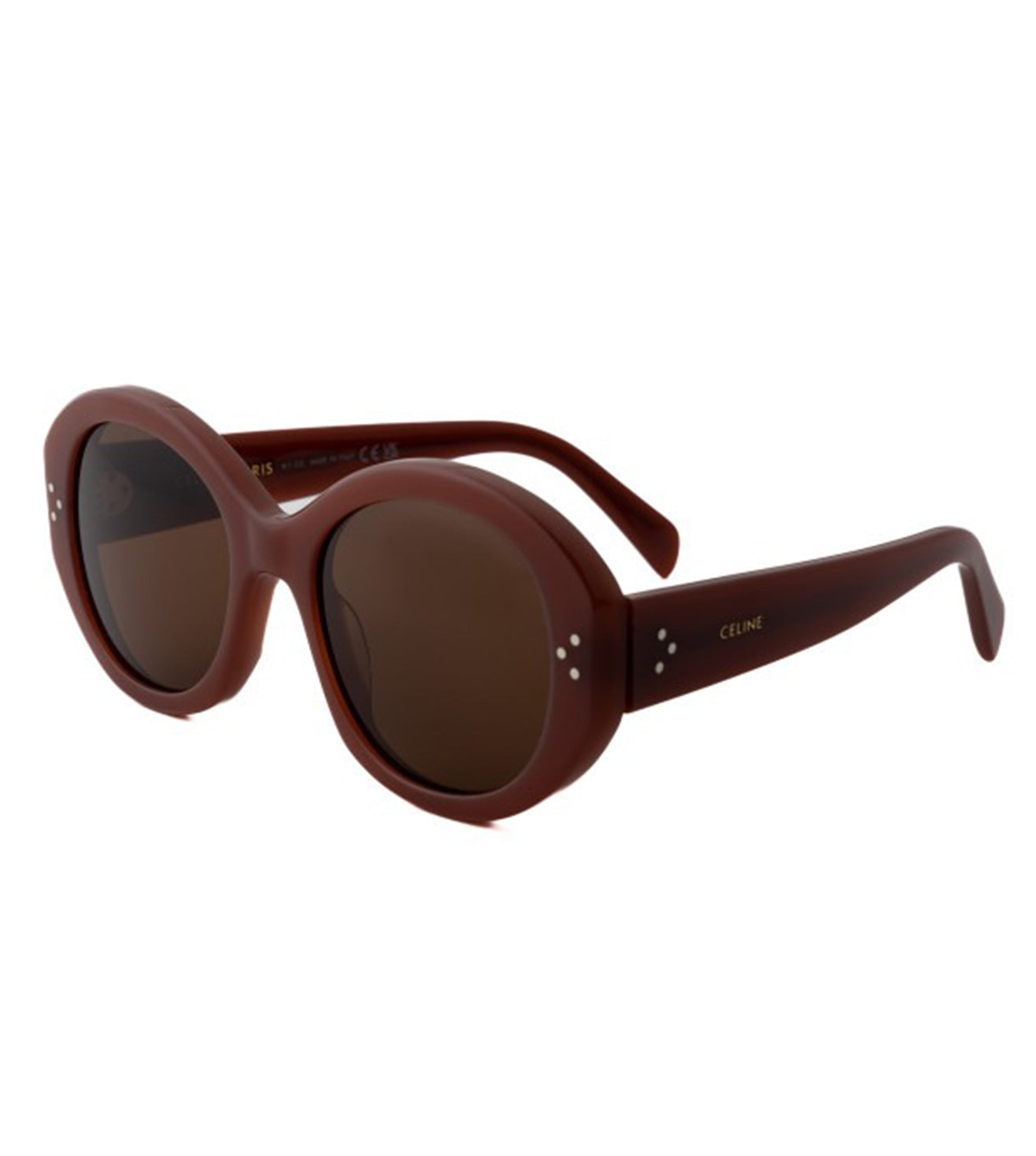 Celine Women Brown Oval  Sunglasses