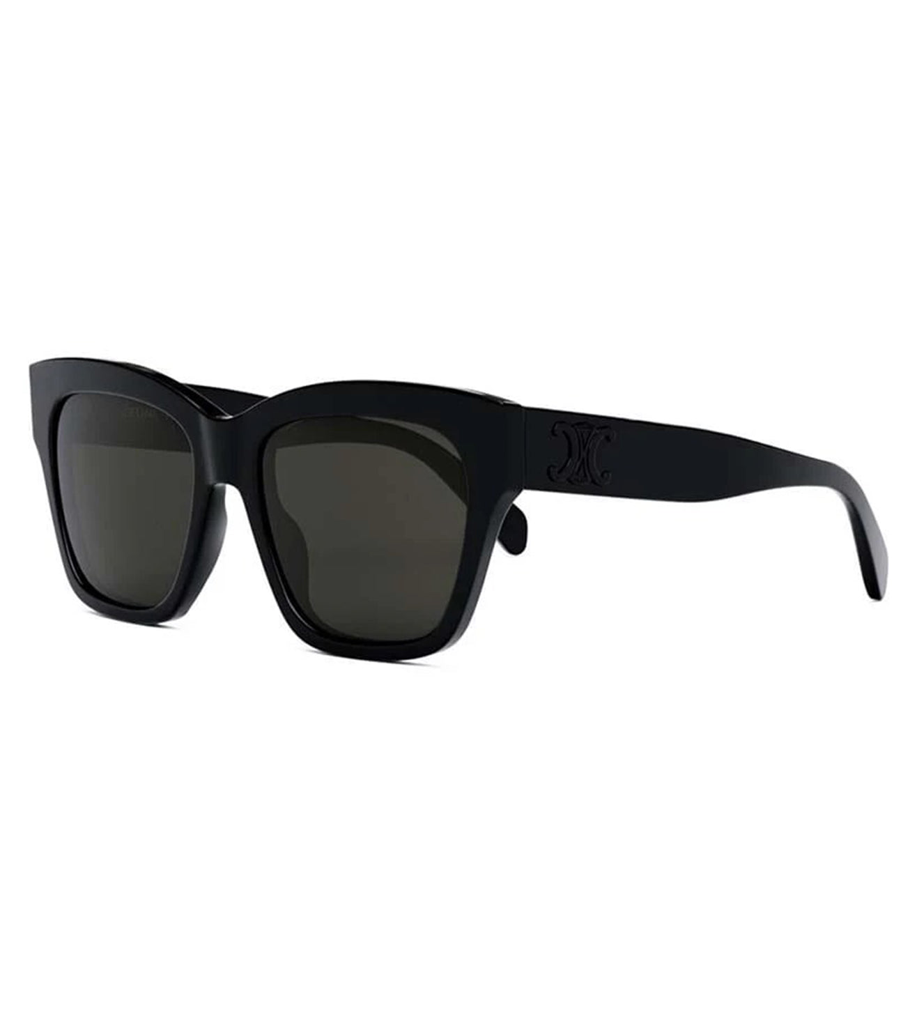 Celine Women Dark Smoke Square Sunglasses