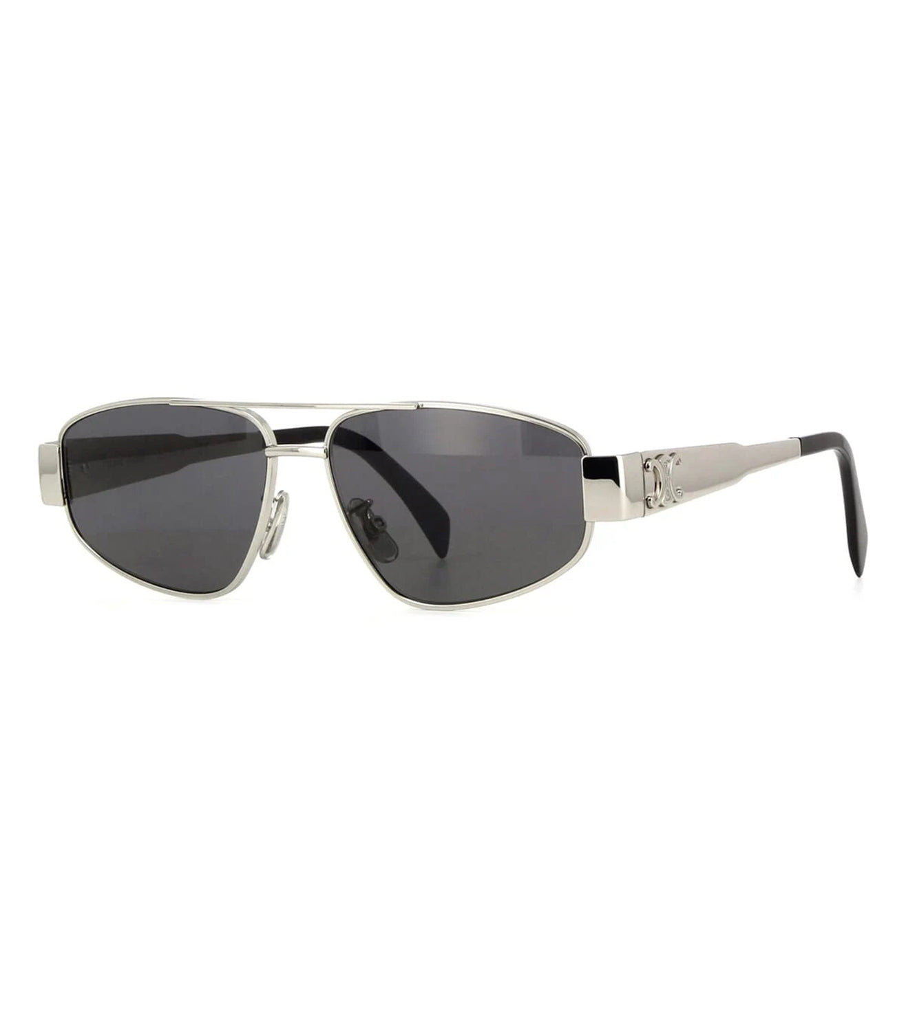 Celine Men's Grey Aviator Sunglasses