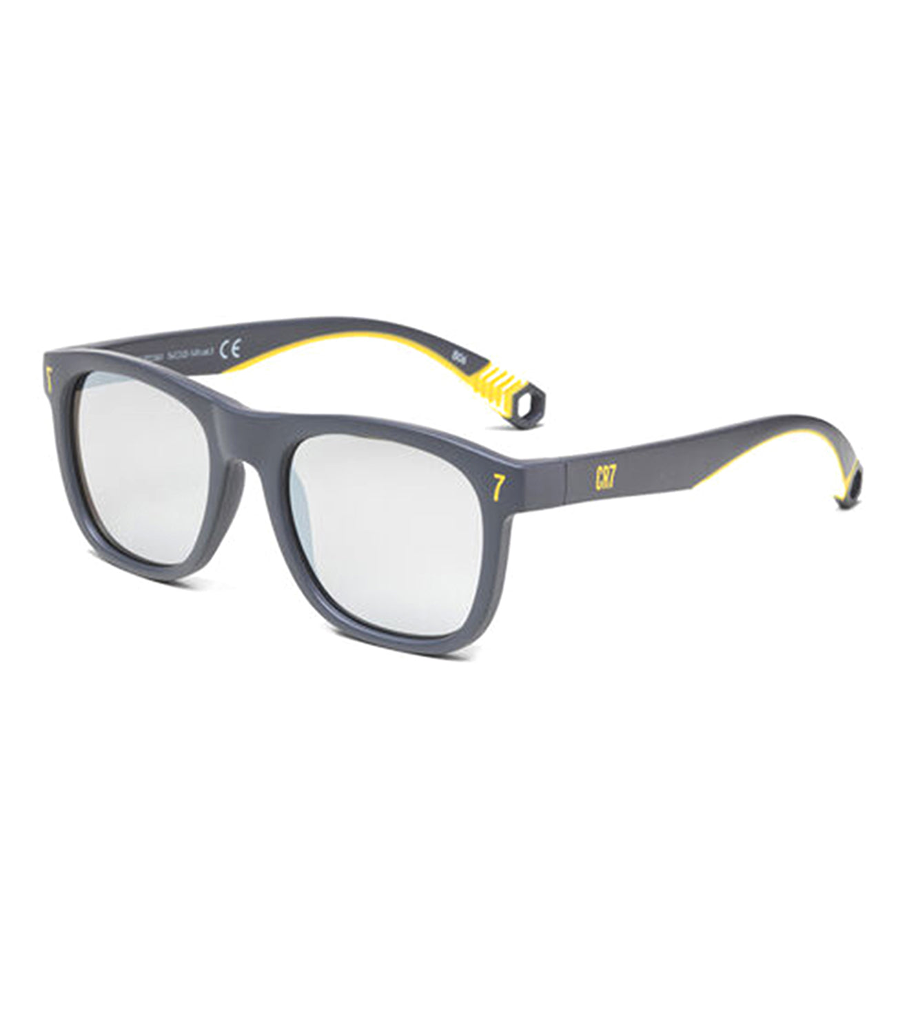 CR7 Unisex Grey Square Sunglasses