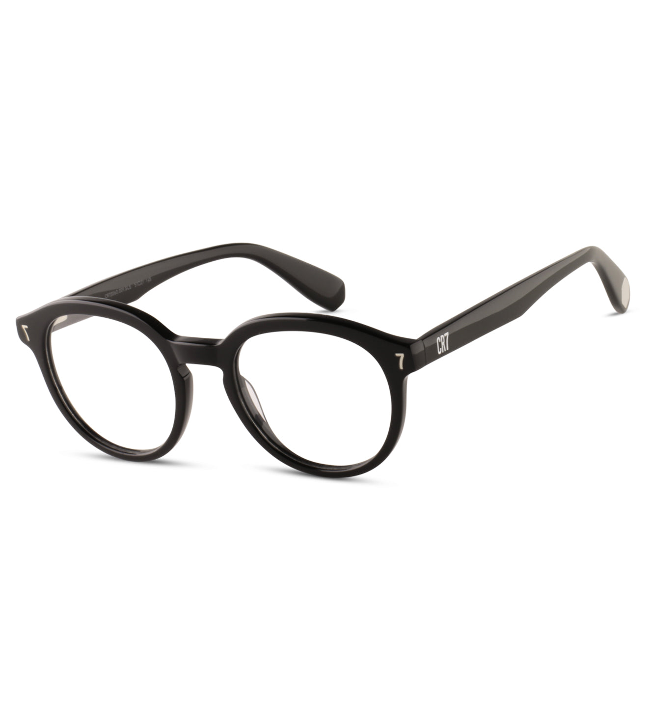 CR7 Black Round Optical Frame For Unisex