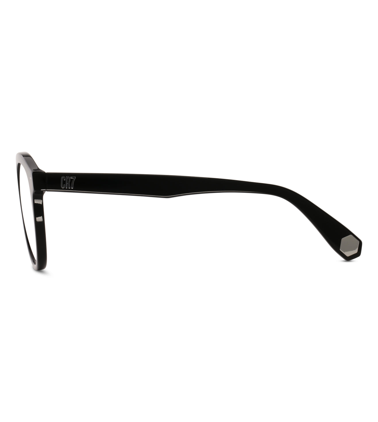 CR7 Black Round Optical Frame For Unisex