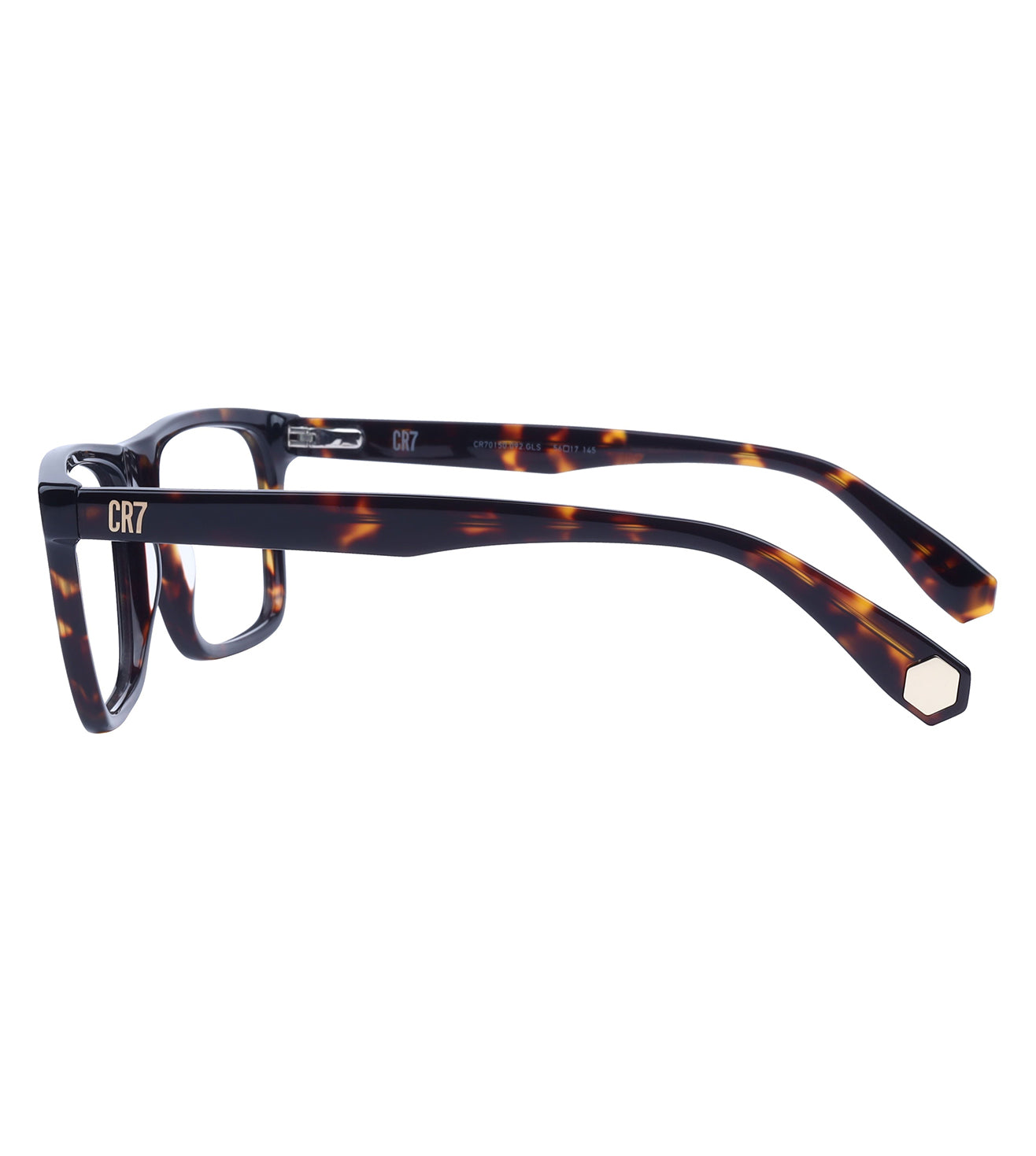 CR7 Men's Havana Square Optical Frame