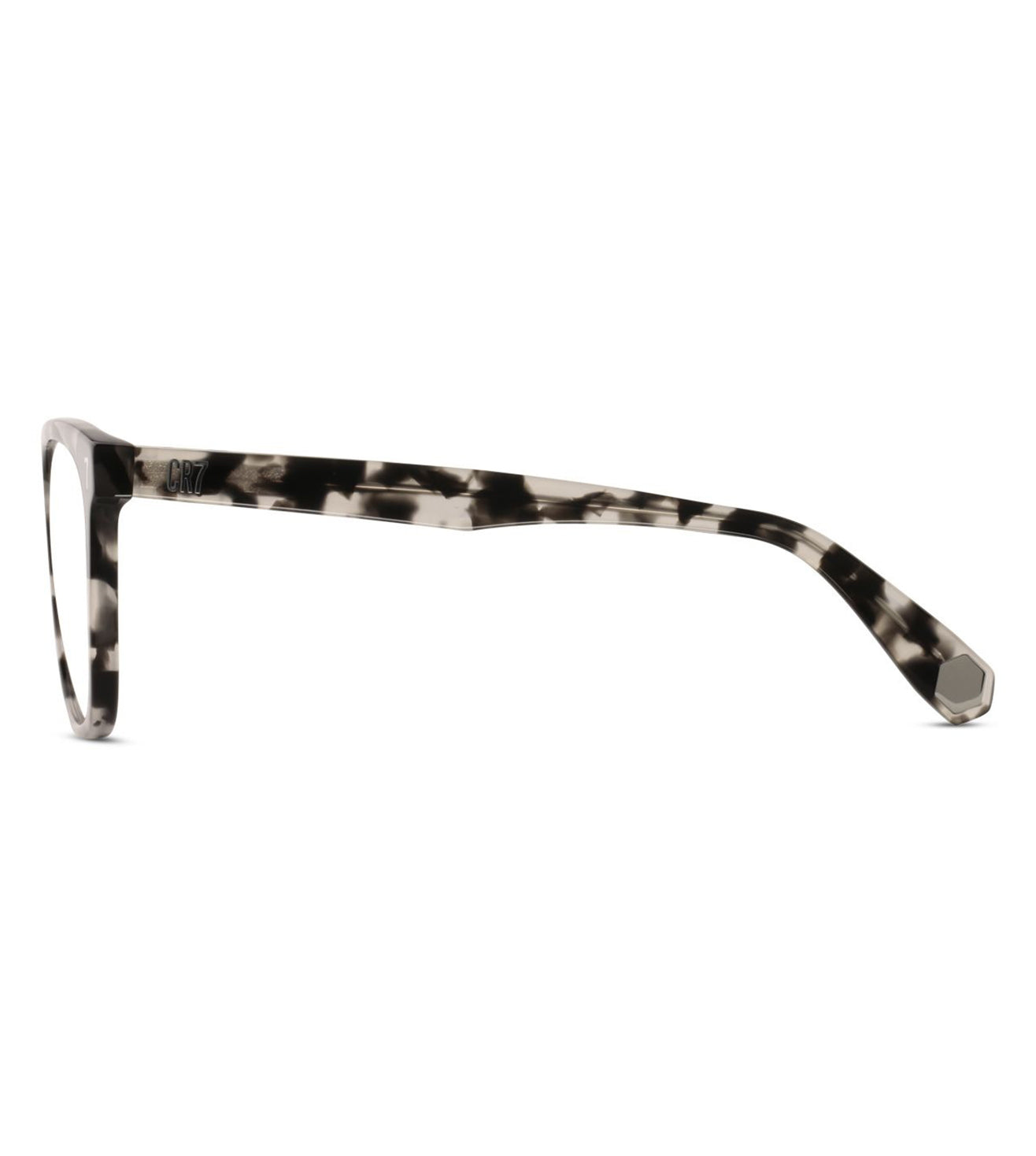 CR7 Unisex Grey-Tortoise Round Optical Frame