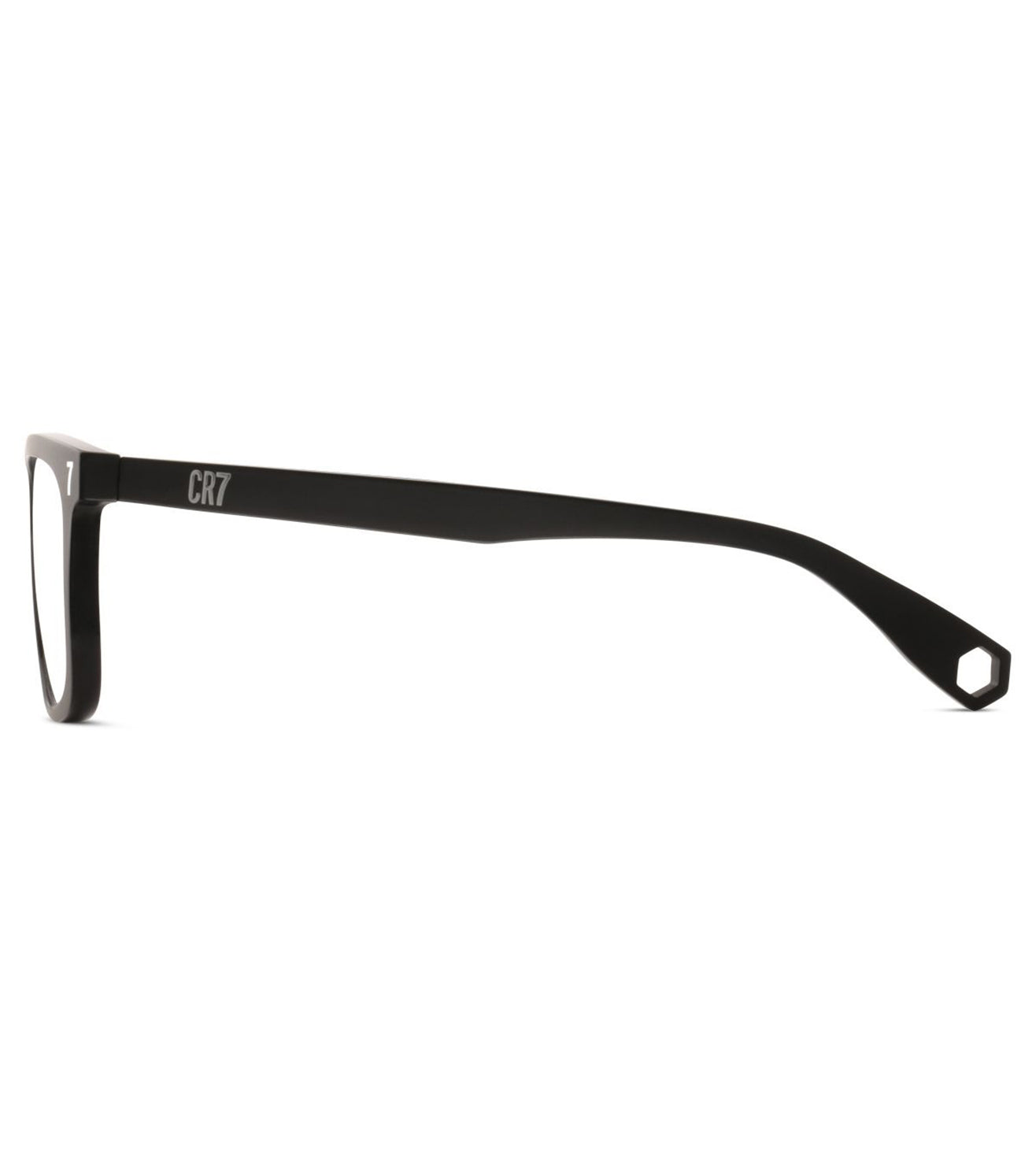 CR7 Unisex Black Rectangular Optical Frame