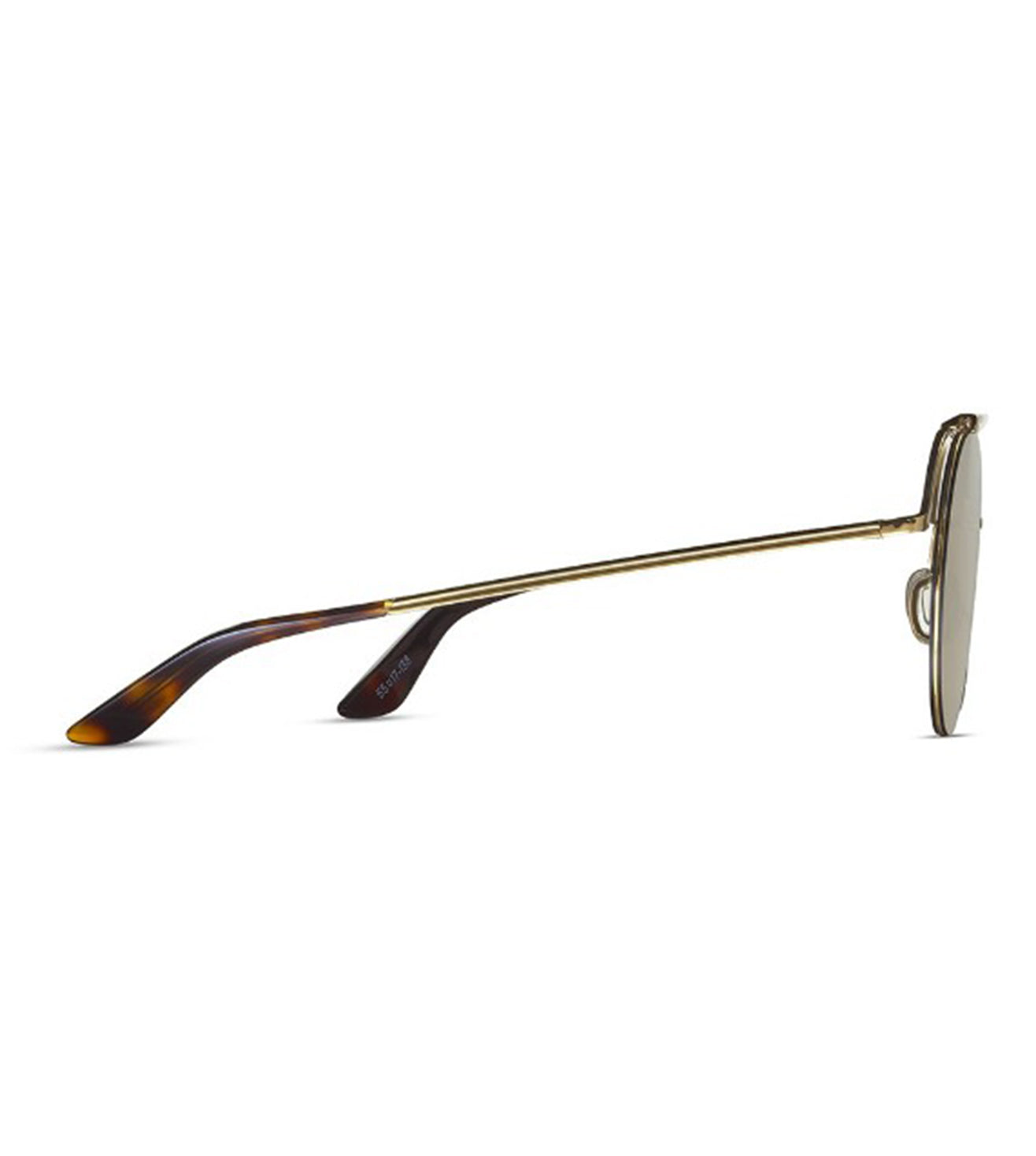 Christian Roth Unisex Gold Aviator Sunglasses