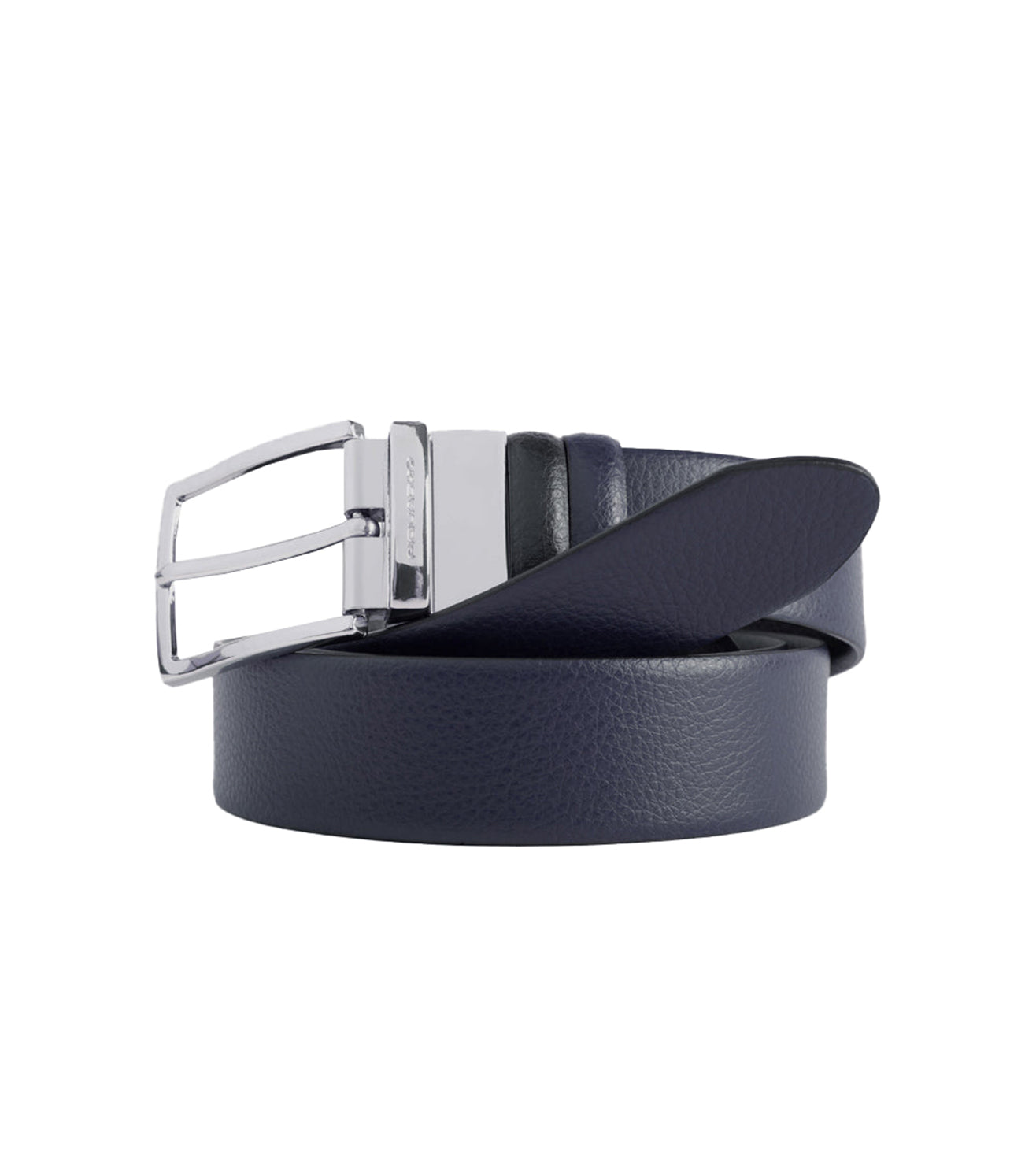 Piquadro Modus Men's Black-Blue Reversible Belt