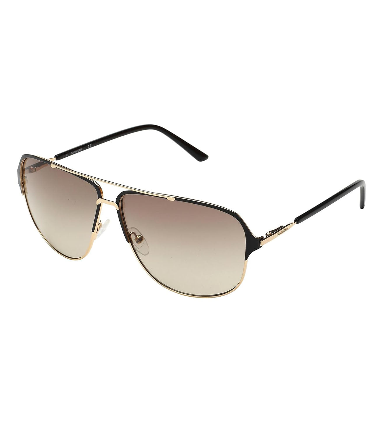 Calvin Klein Unisex Brown Gradient Square Sunglasses