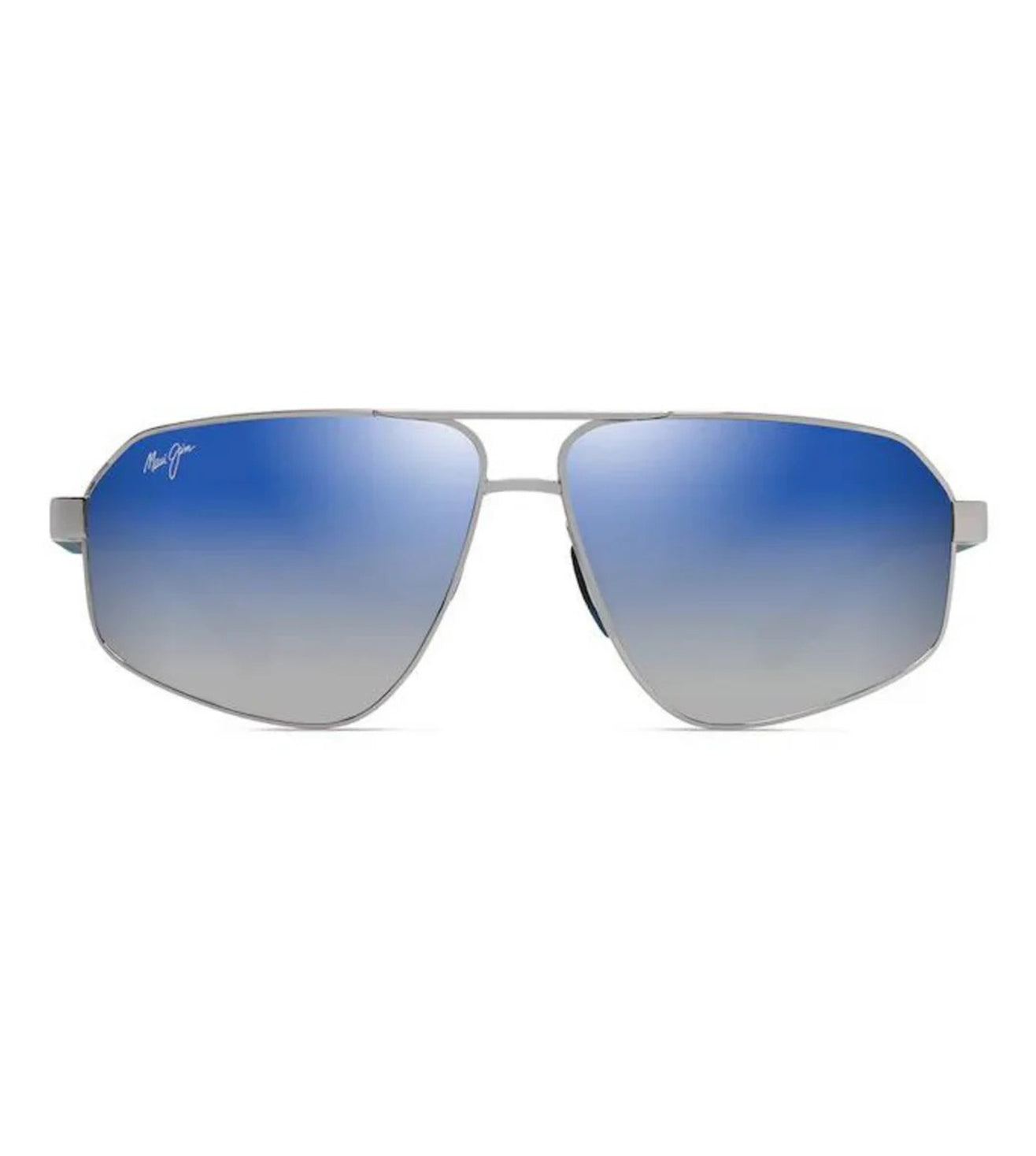 Maui Jim Men's Blue Mirror Aviator Sunglasses