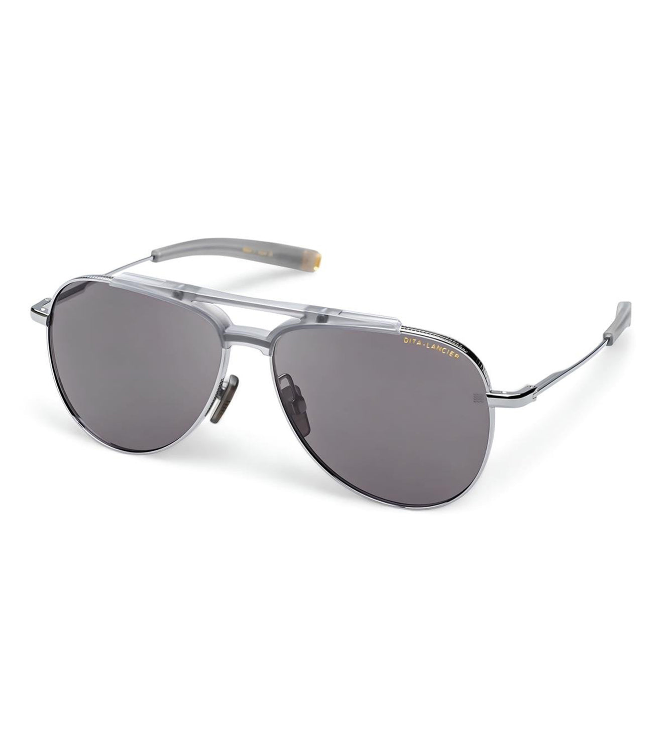 Dita Unisex Grey Aviator Sunglasses