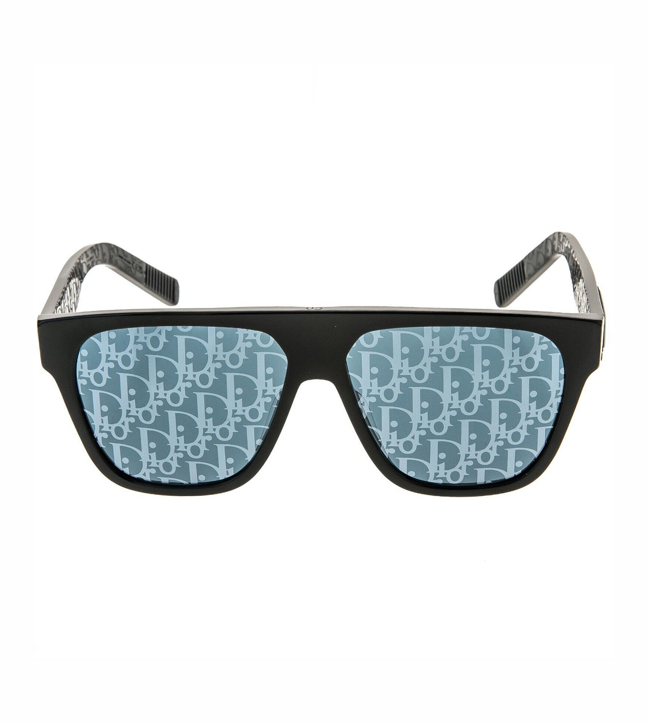 Dior Men's Blue Mirror Square Sunglasses